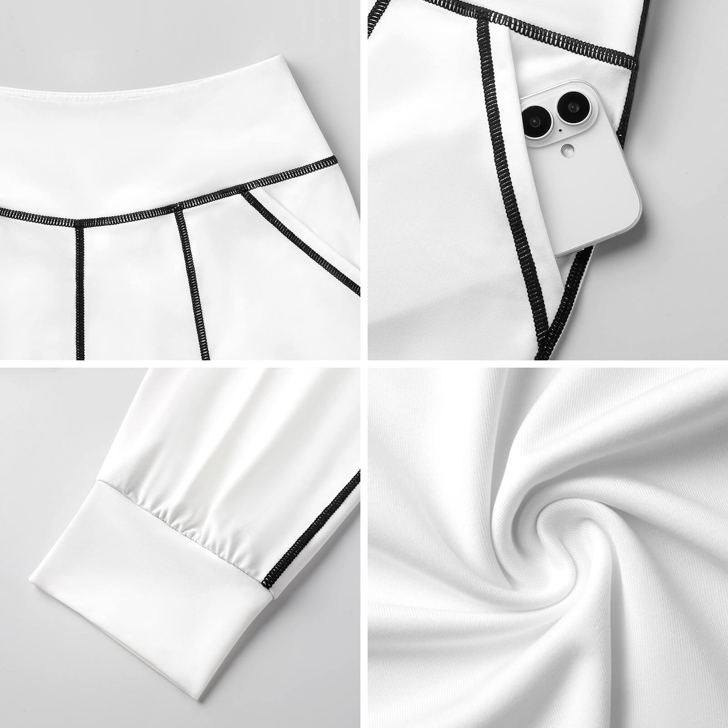 Macro texture shot of the fade-resistant sublimation printing on the soft-touch brushed lounge pants, detailing the sharp black and white skulls and bombs design.