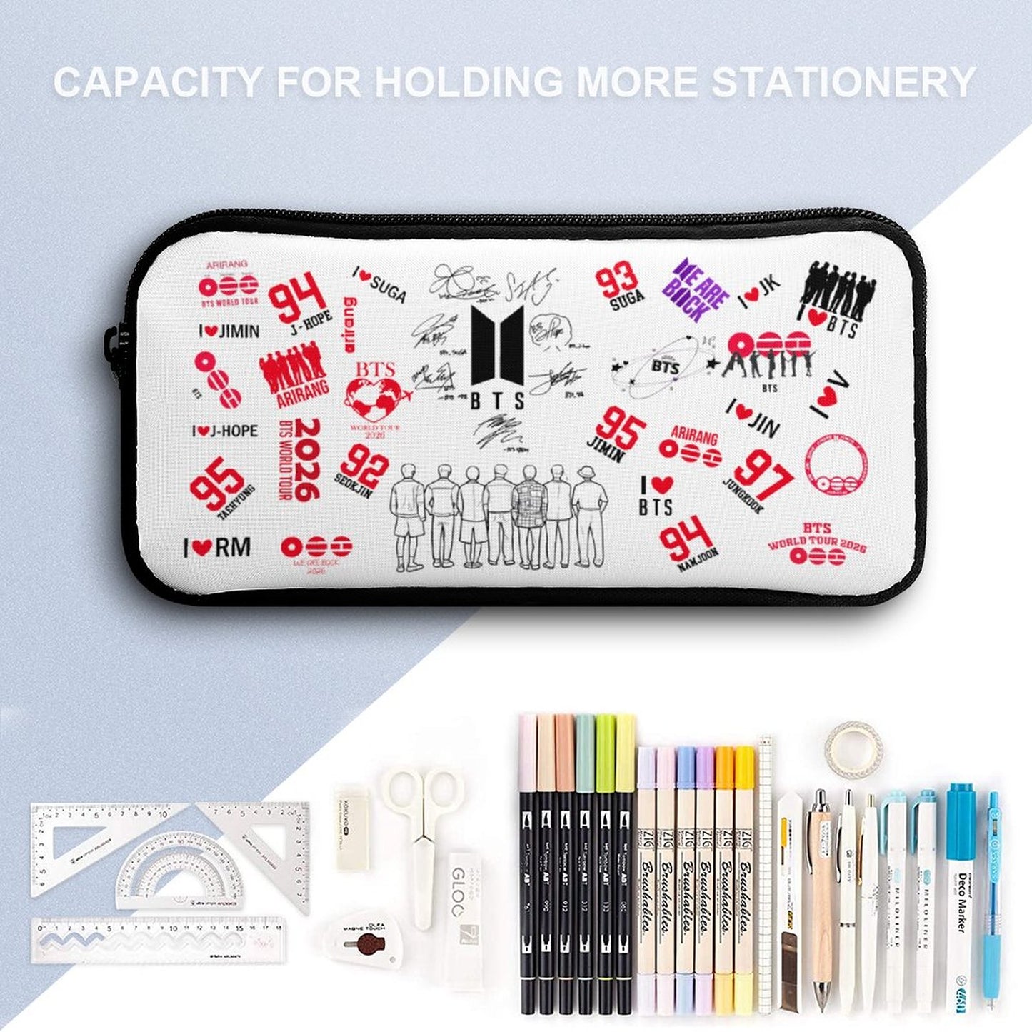 3 Pcs School Backpack Set for Kids (Backpack, Kid's Insulated Lunch Bag & Pencil Case Organizer)