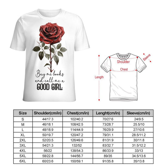 180gsm Custom Women Top T-Shirts(All-Over Printing)