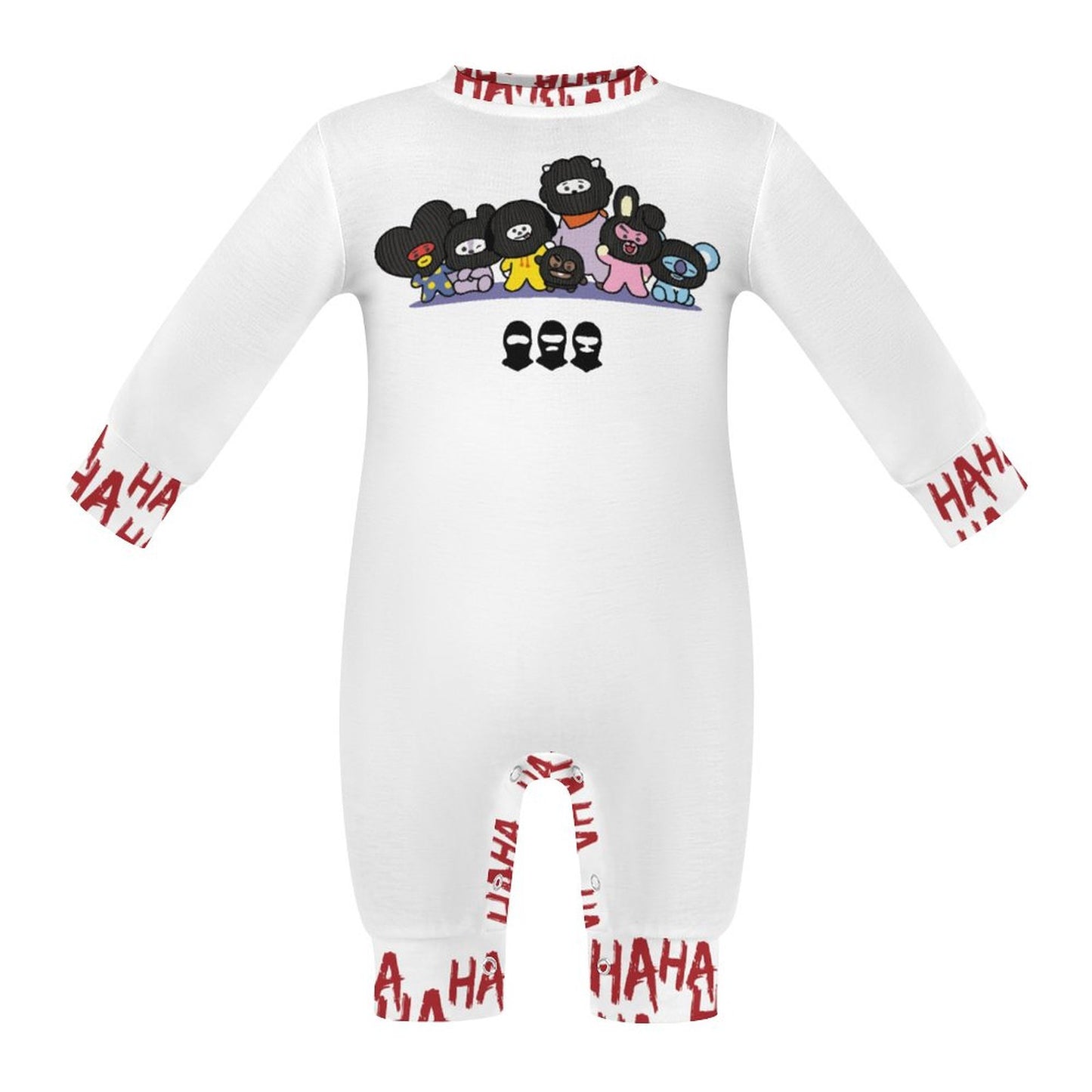 200gsm Long Baby Romper(10 Sites) (All-Over Printing)