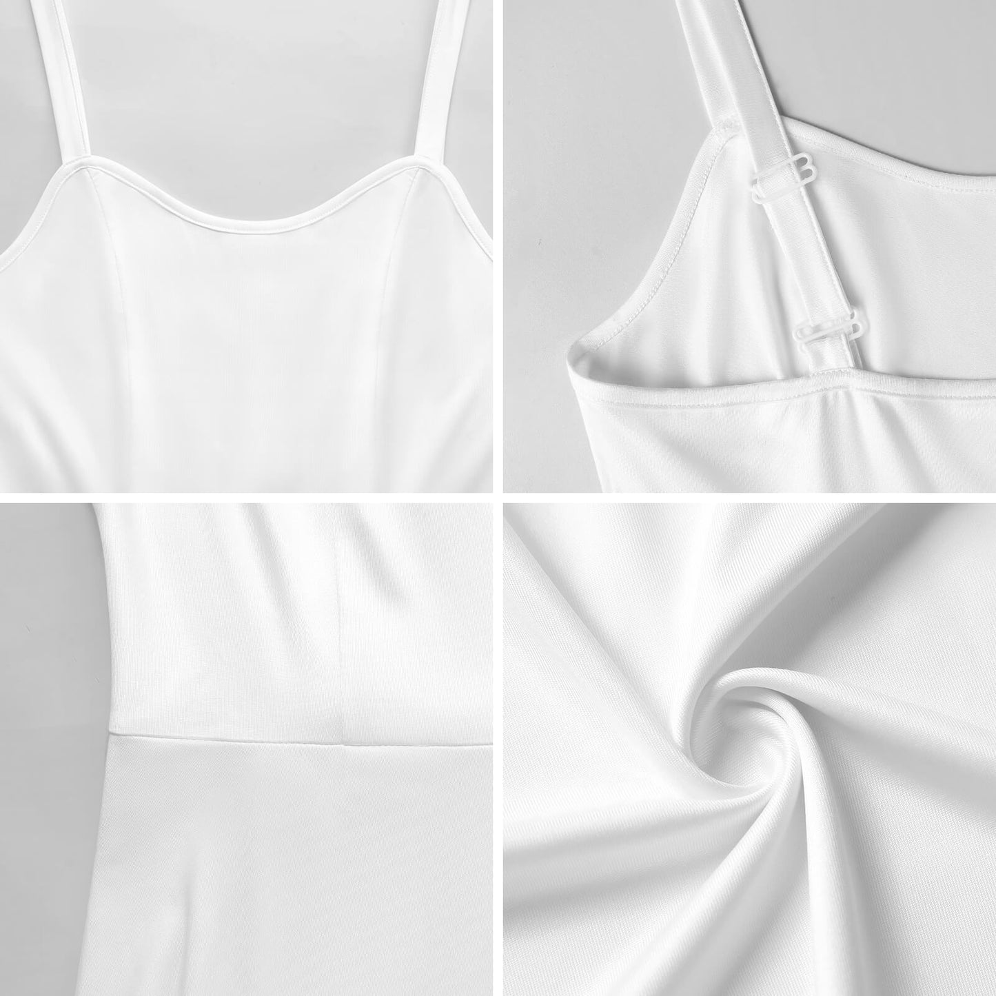 180gsm Midi Spaghetti Strap Dress(All-Over Printing)