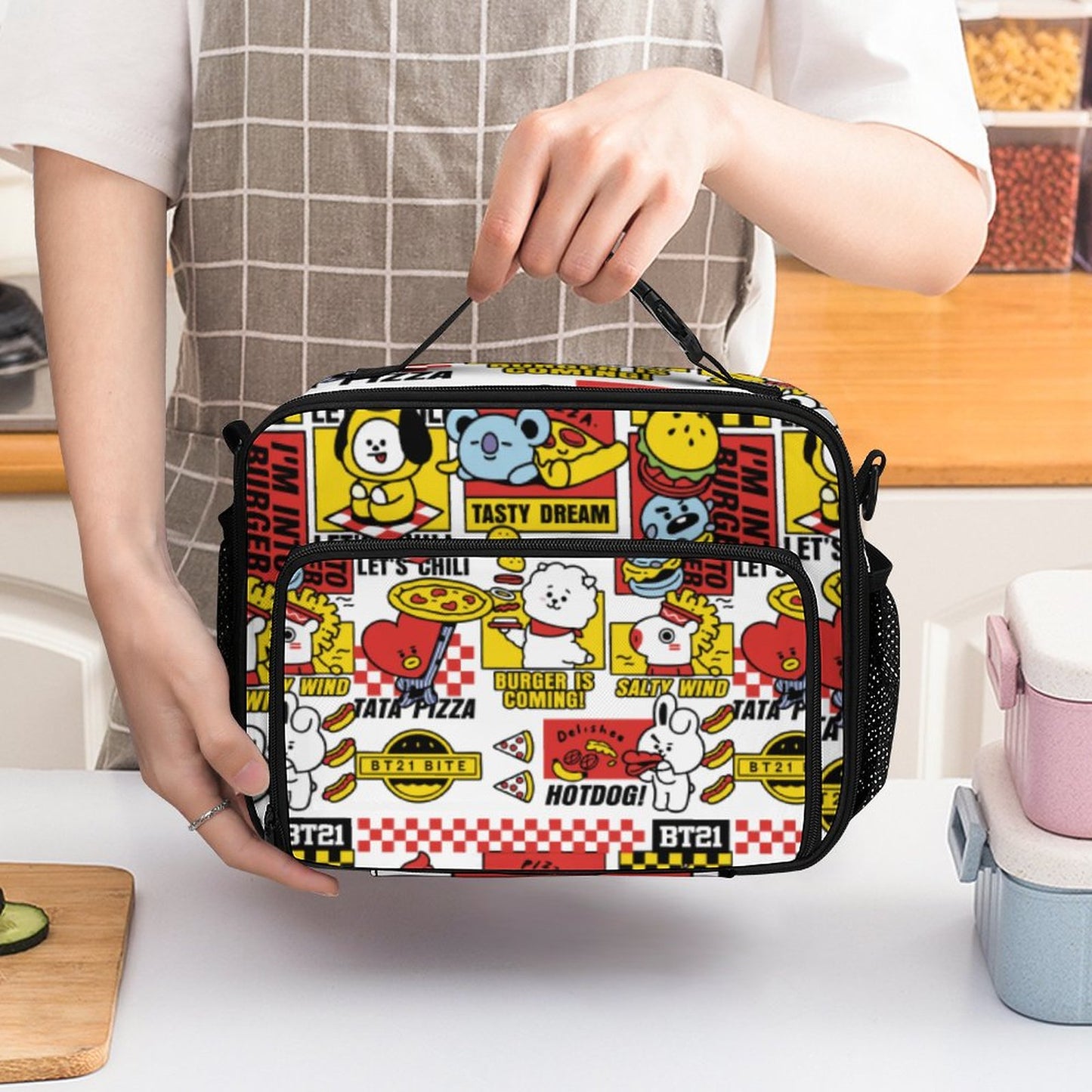 Large Capacity Lunch Bag(All-Over Printing)