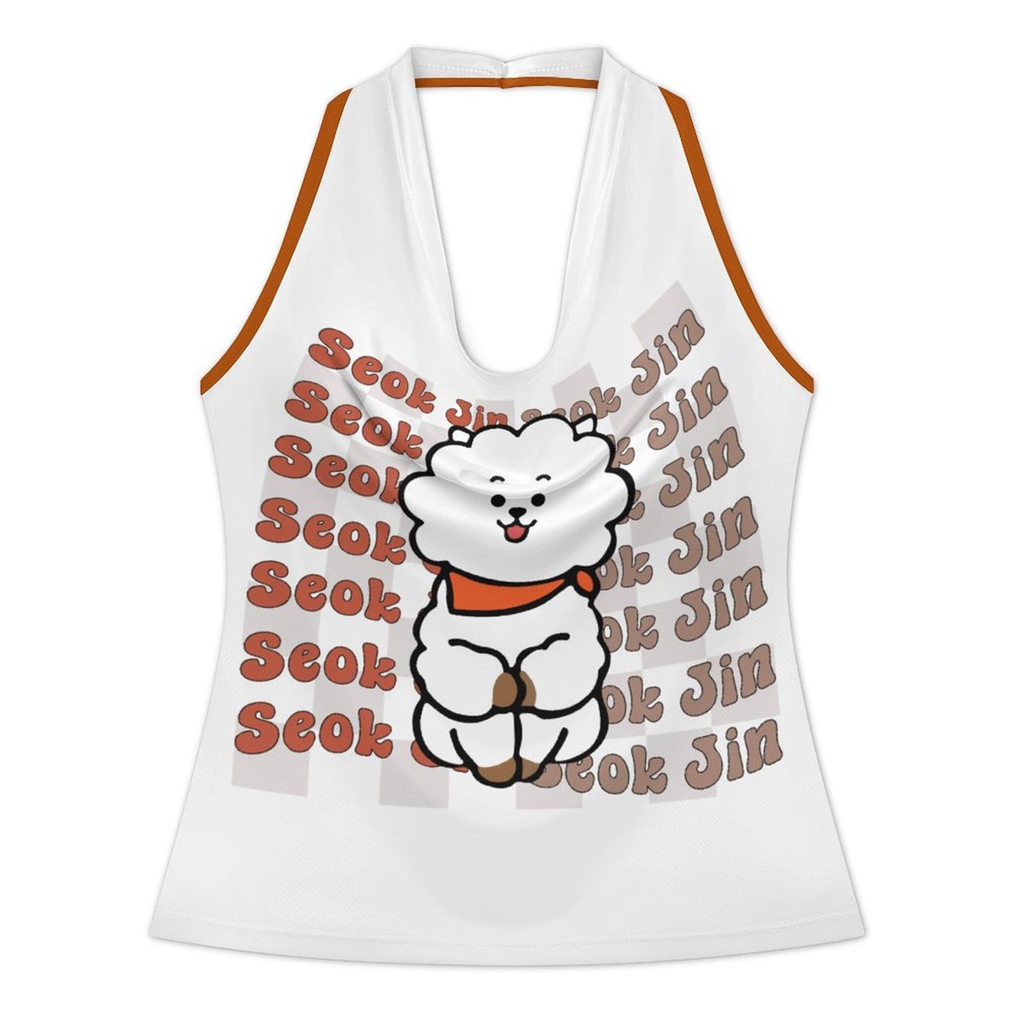180gsm Women's Halter Tank Top(All-Over Printing)