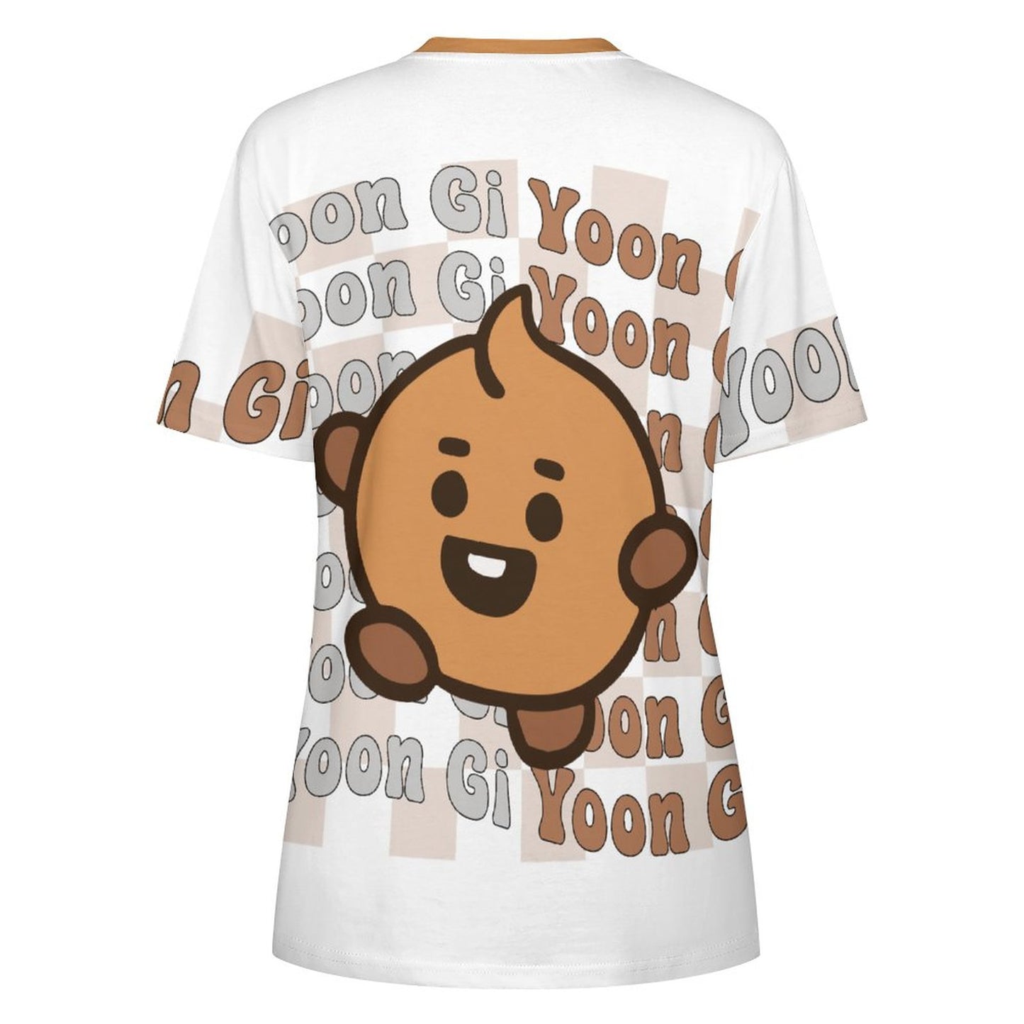DTG 190gsm Cotton Summer Short Sleeve T-Shirts for Women(All-Over Printing)