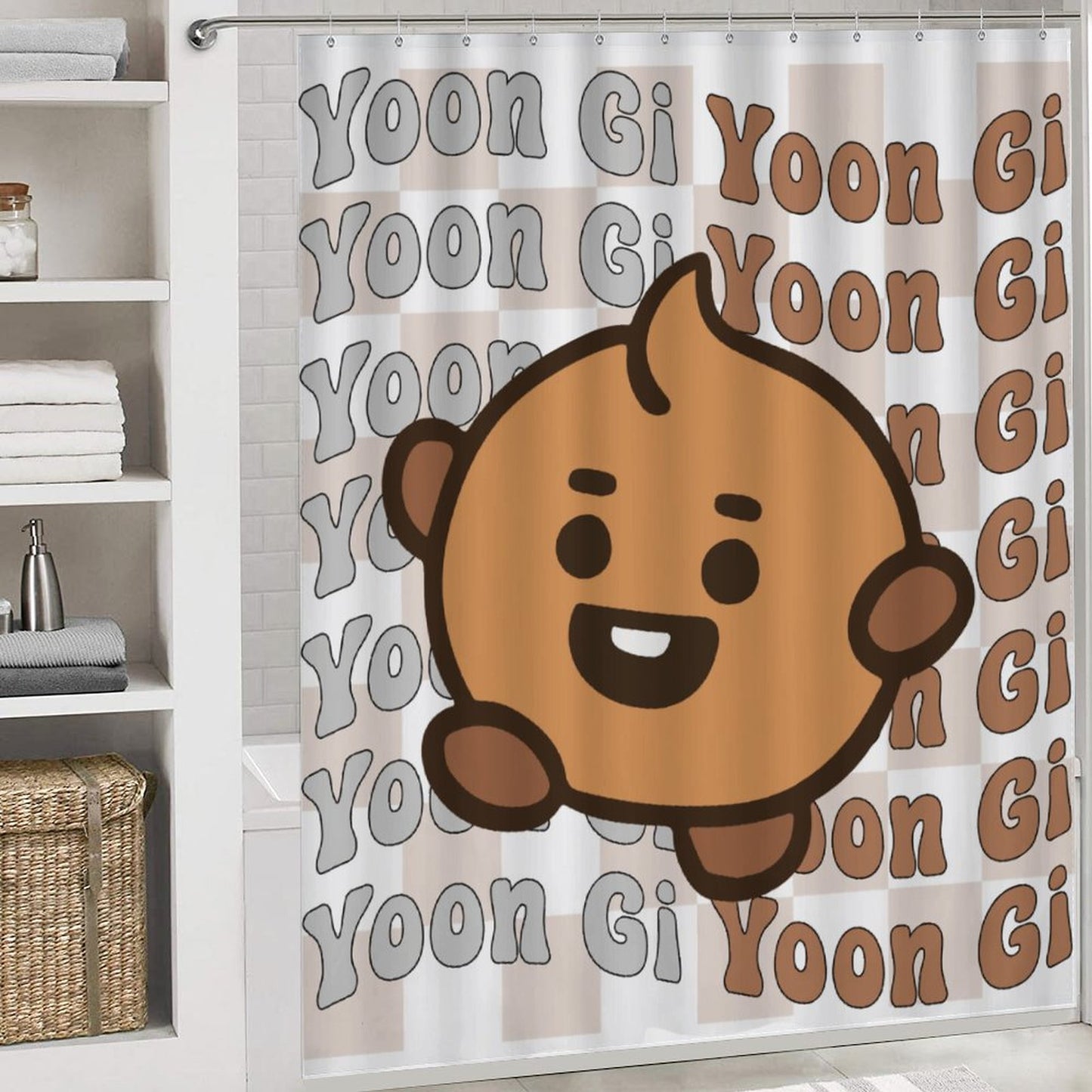 Bathroom 4-Piece Set(One-sided Printing)