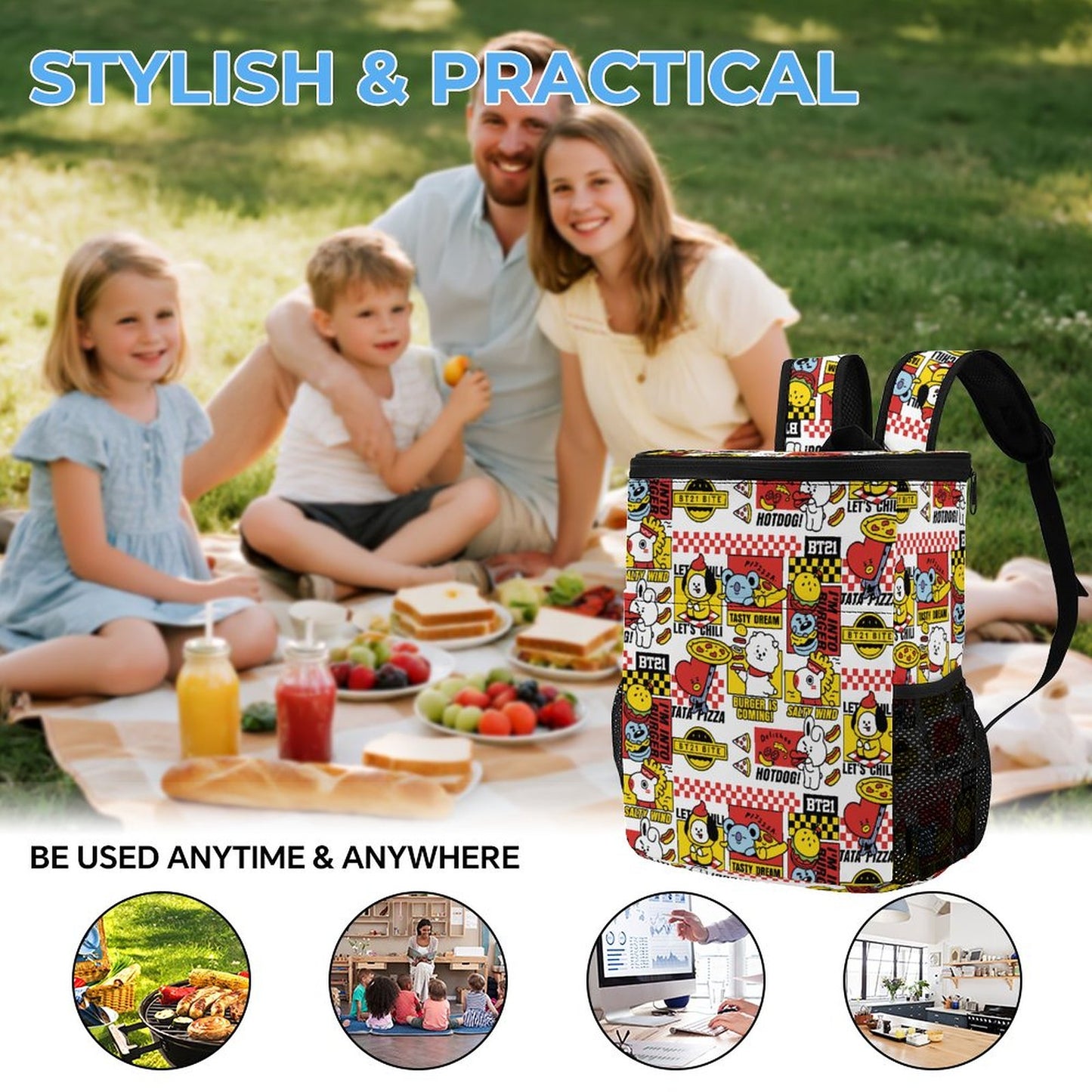Ice Pack Backpack(All-Over Printing)
