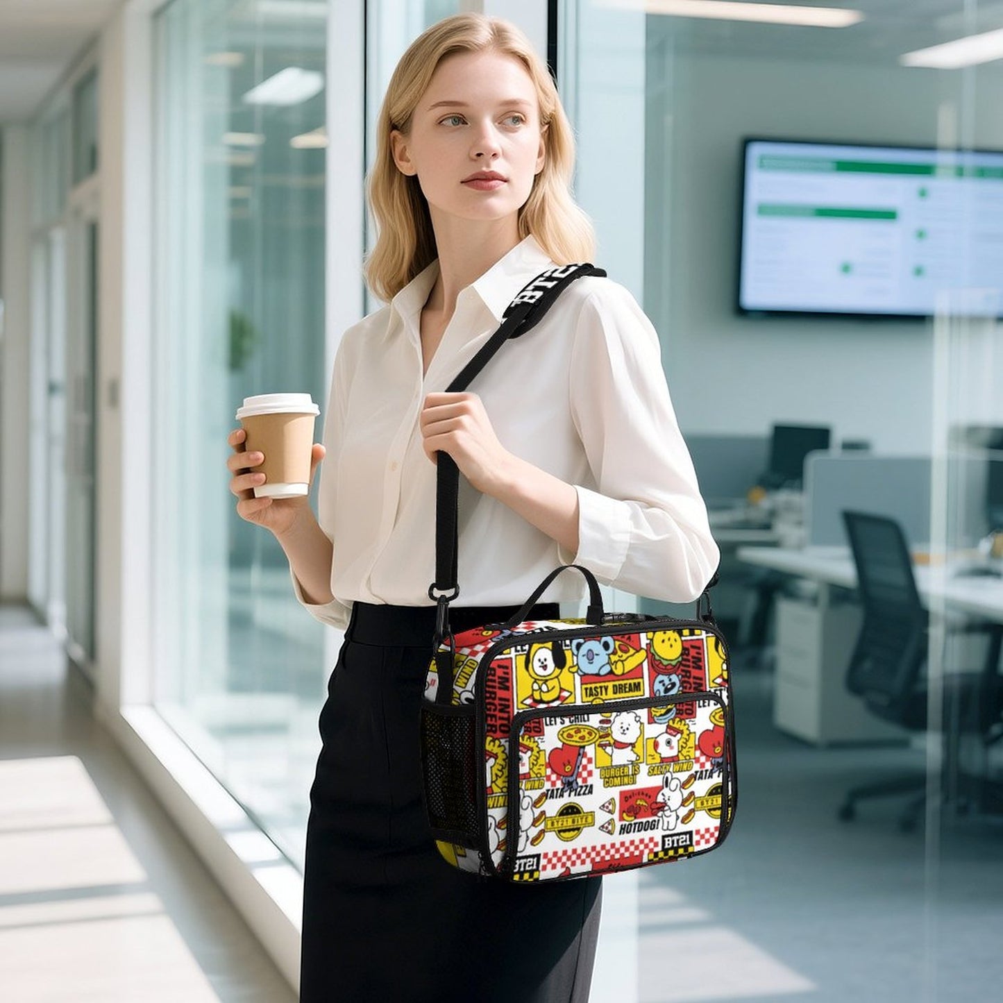 Large Capacity Lunch Bag(All-Over Printing)