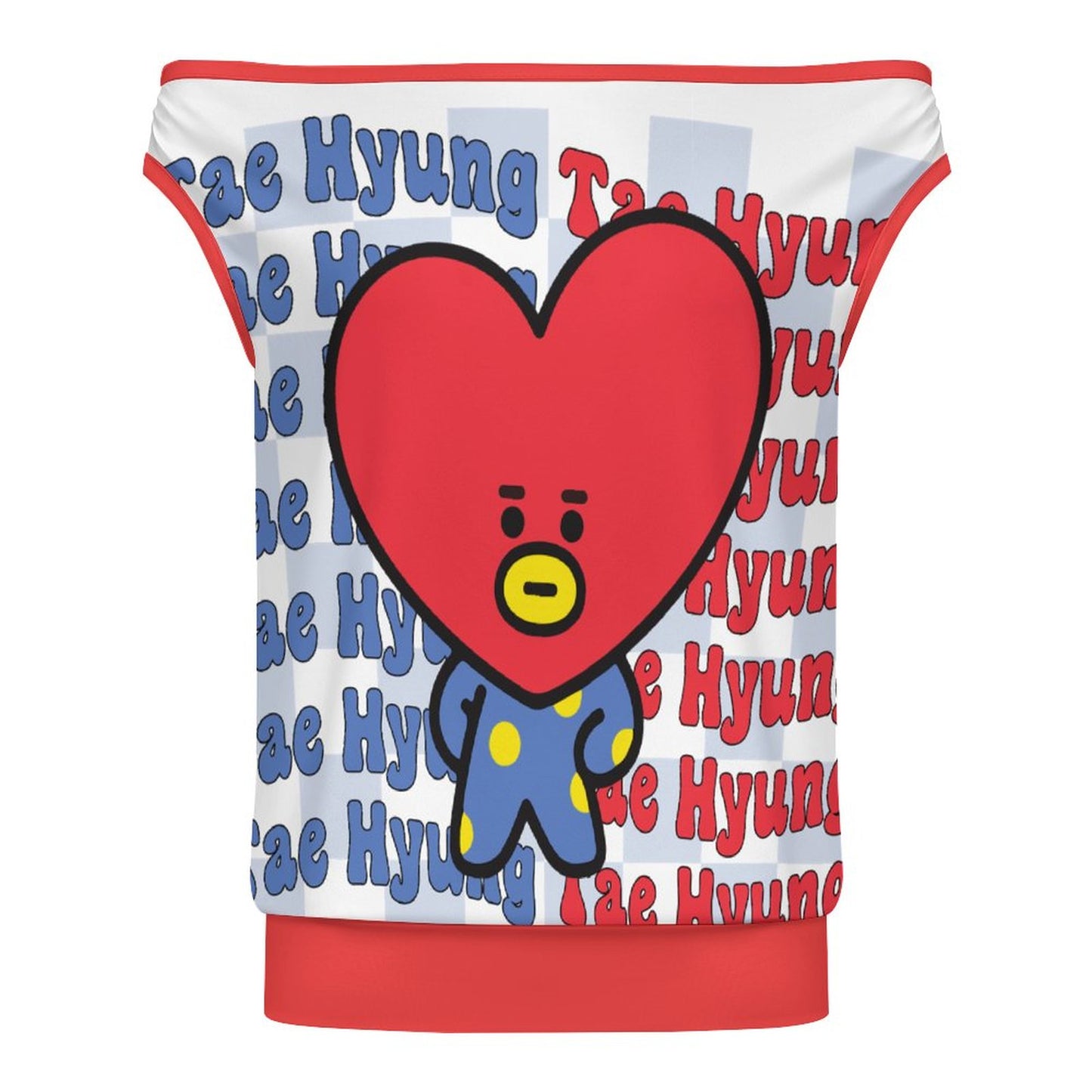 180gsm Single Shoulder One Neck T-Shirt (All-Over Printing)