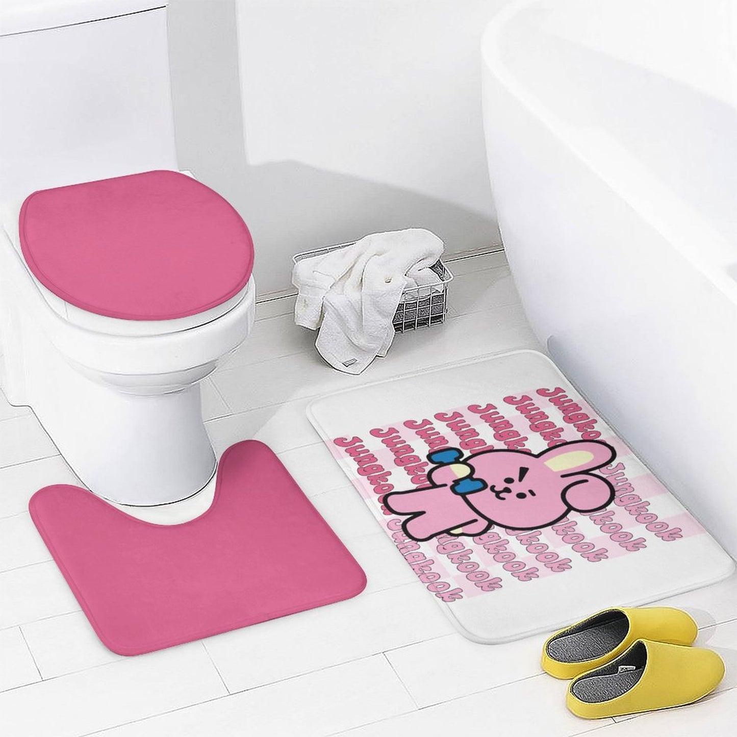 Bathroom 4-Piece Set(One-sided Printing)