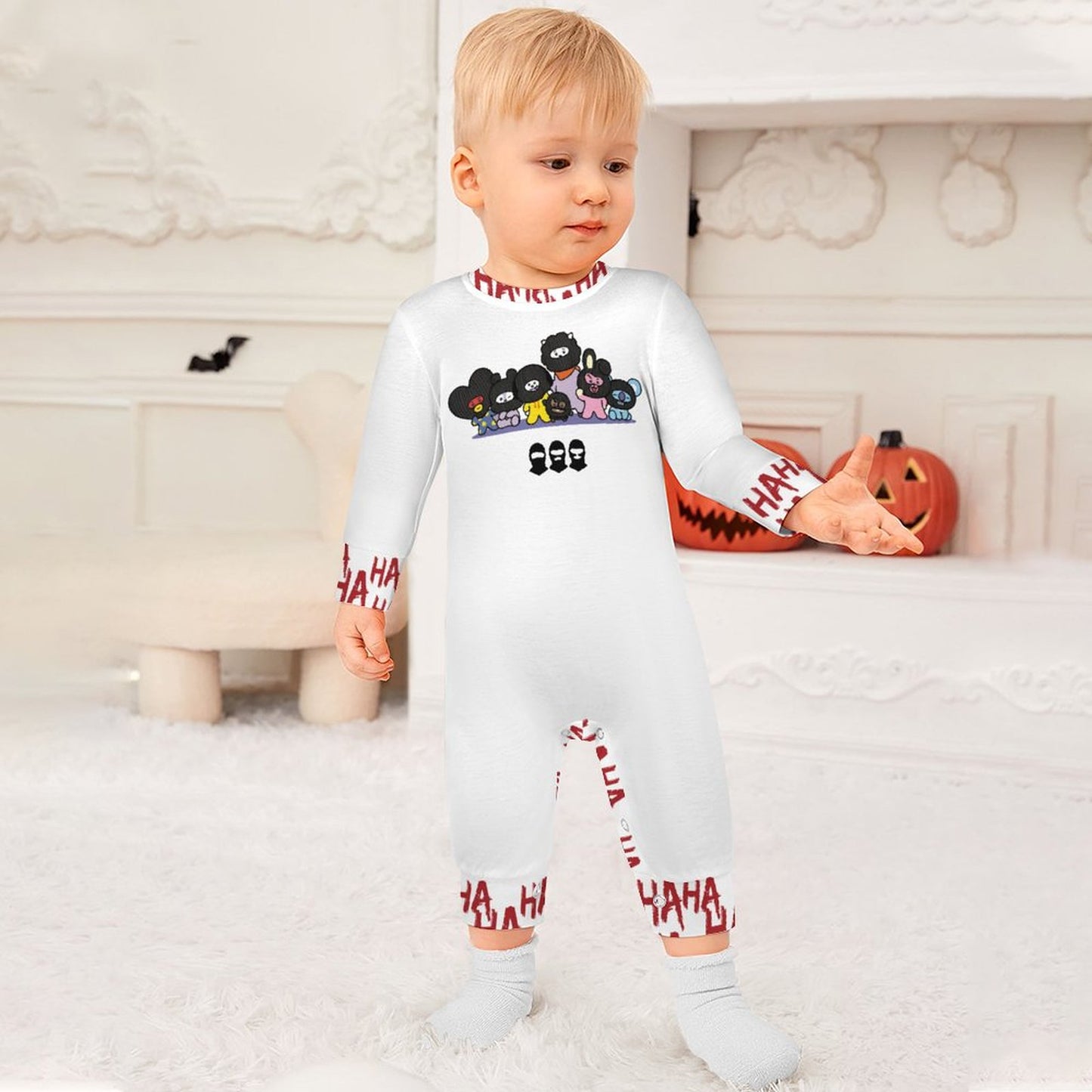 200gsm Long Baby Romper(10 Sites) (All-Over Printing)