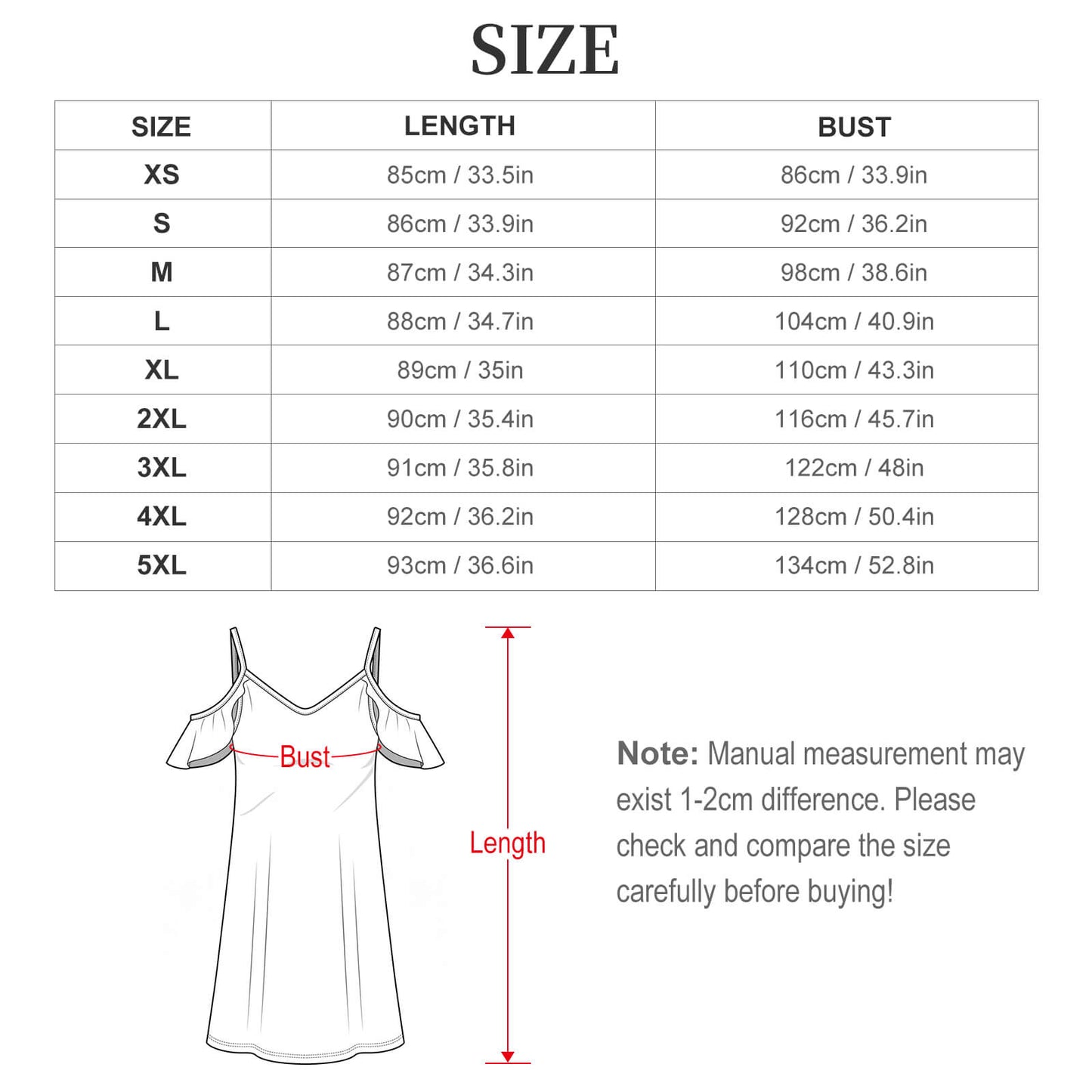200gsm Women's Ruffle Spaghetti Strap Dress (All-Over Printing)
