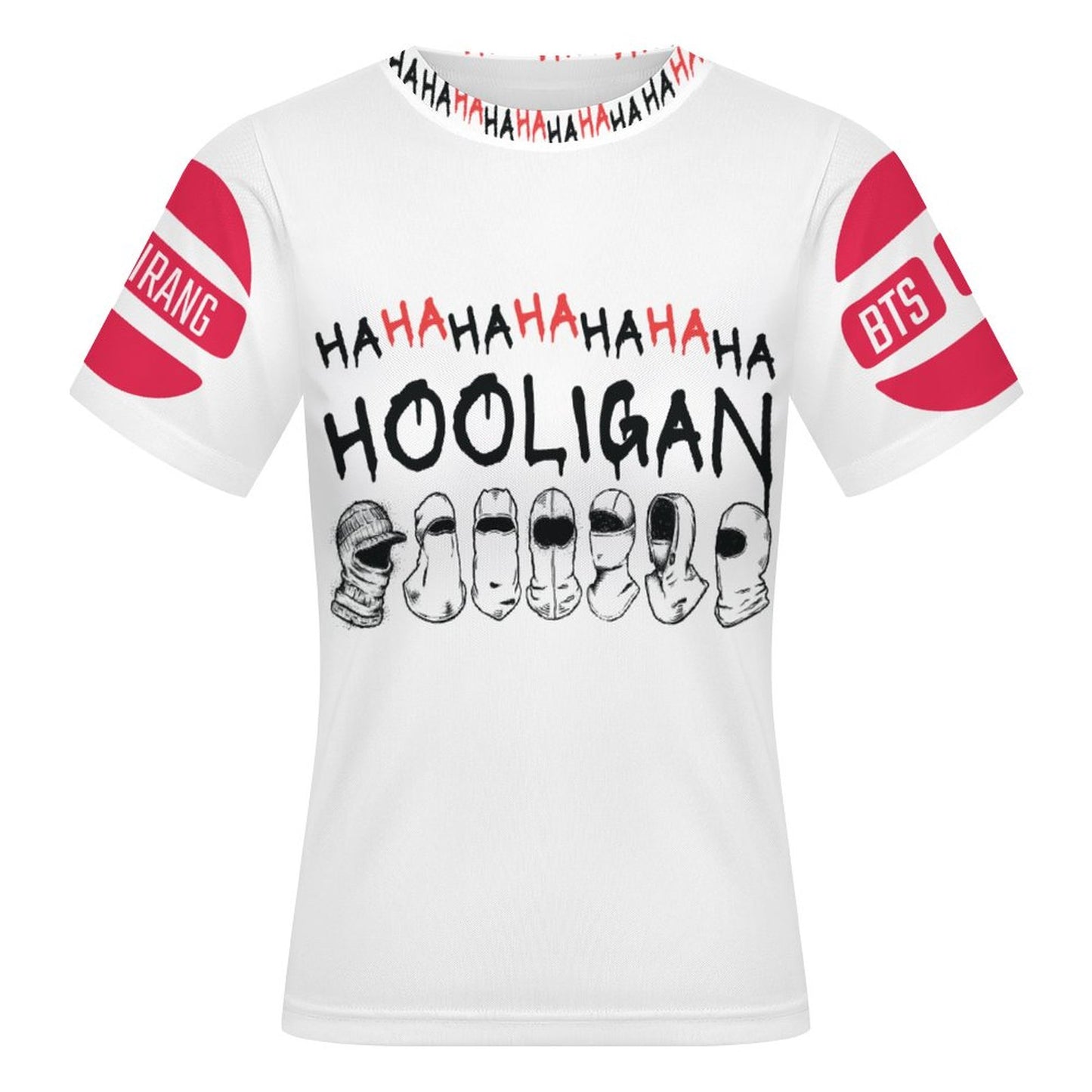 BTS Hooligan 100gsm Short Sleeve Mesh T-Shirt(All-Over Printing)