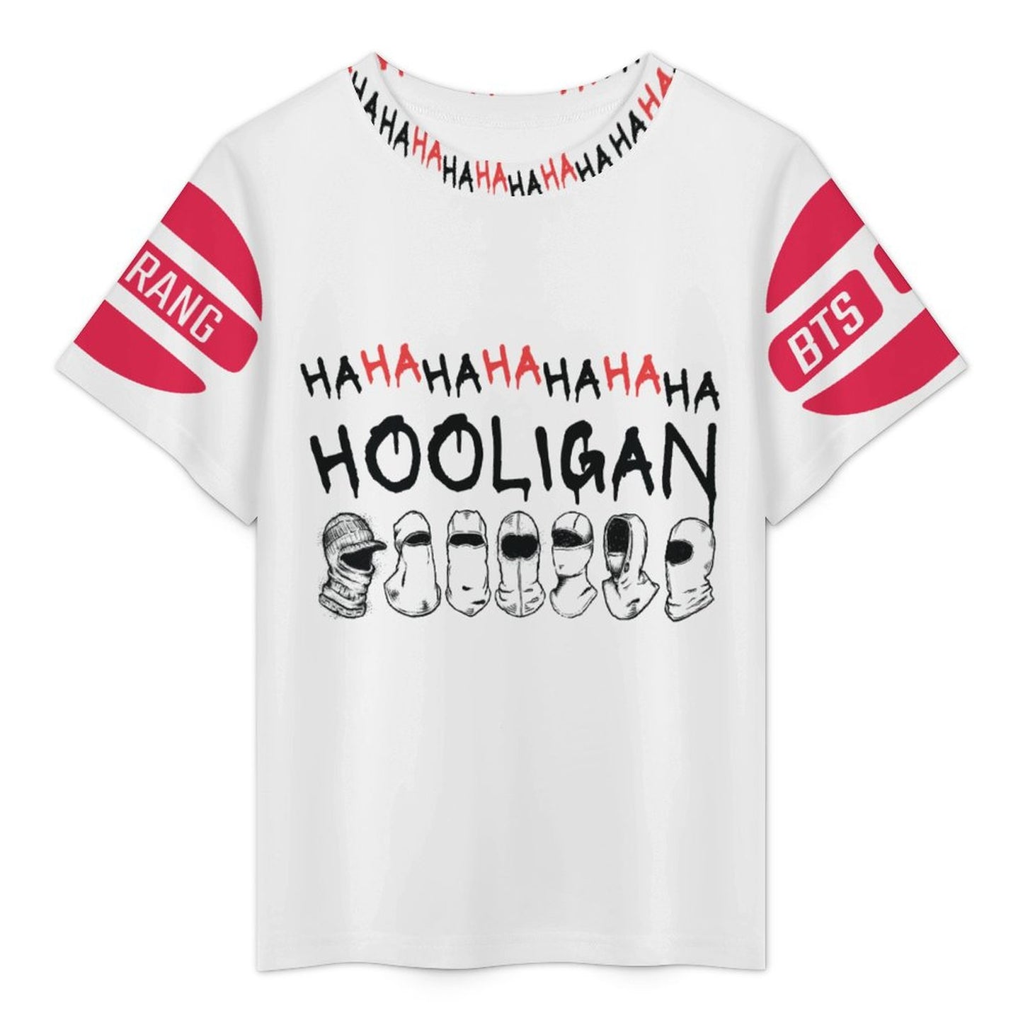 BTS Hooligan 100gsm Short Sleeve Mesh T-Shirt(All-Over Printing)