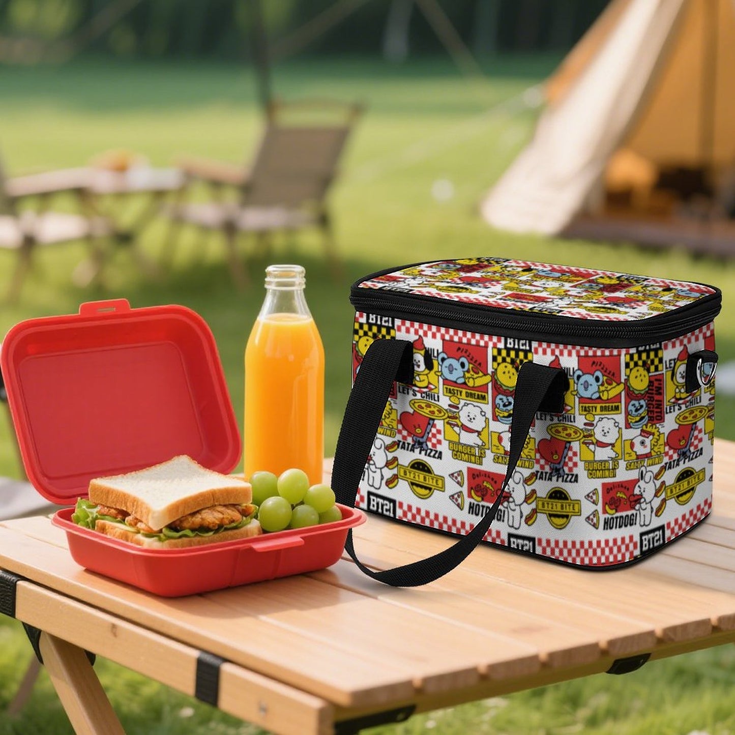 Portable Cooler Bag(All-Over Printing)