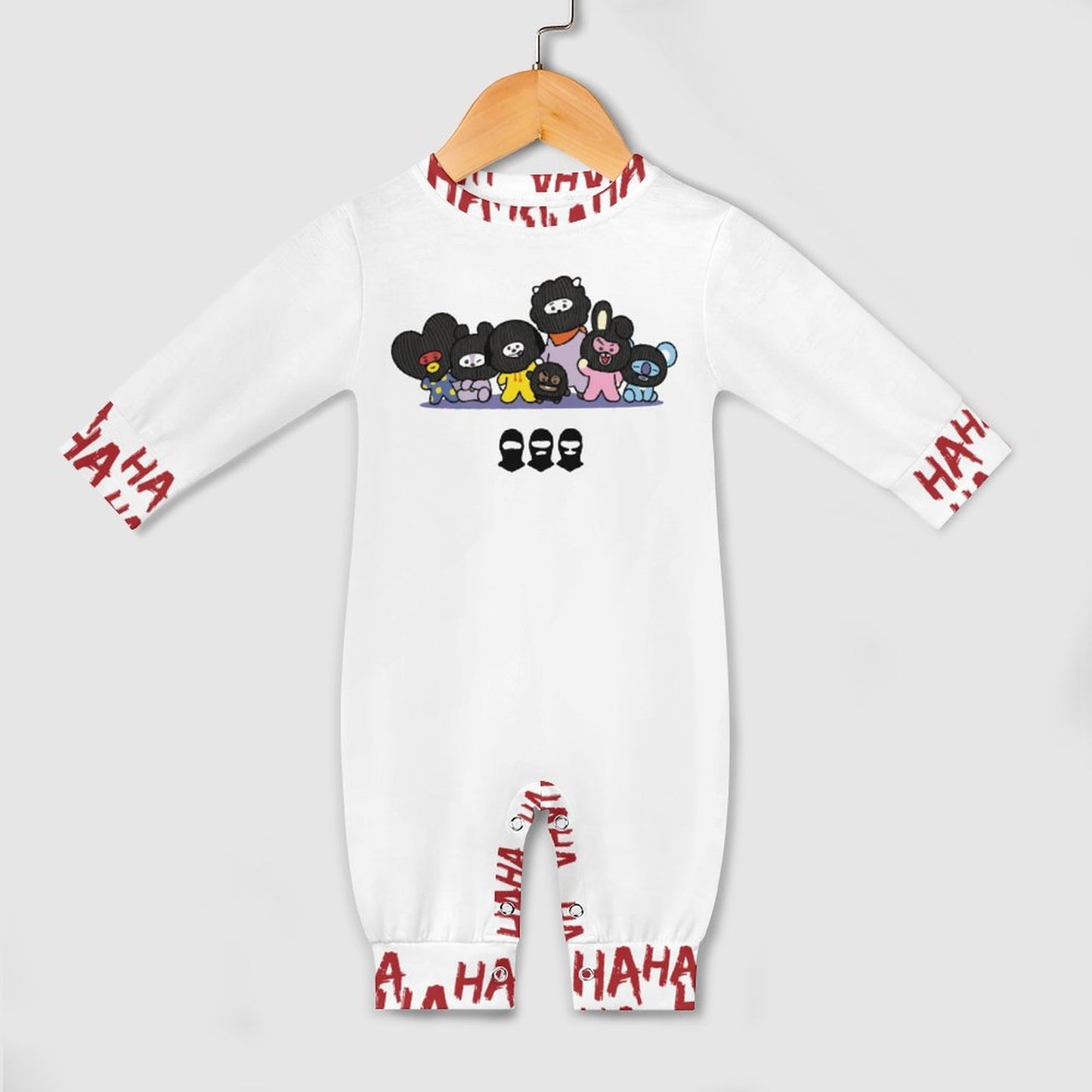 200gsm Long Baby Romper(10 Sites) (All-Over Printing)