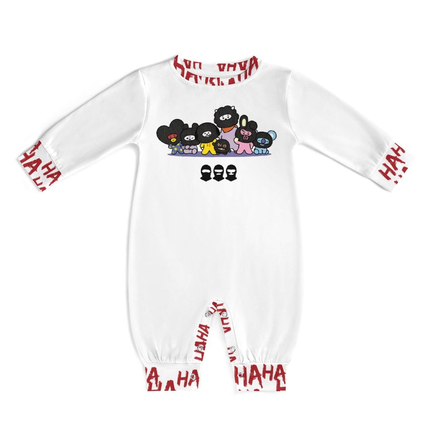 200gsm Long Baby Romper(10 Sites) (All-Over Printing)