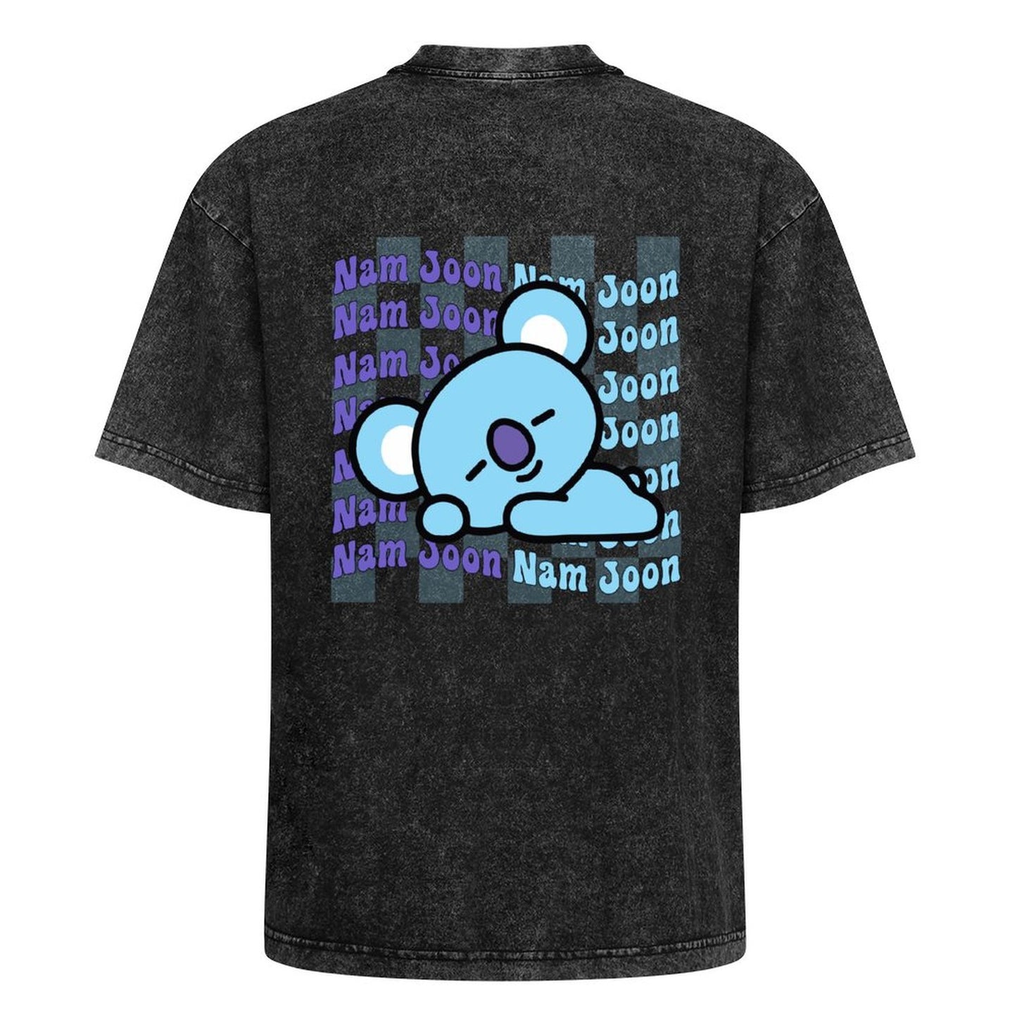 DTF 210gsm Cotton Men Washed T-Shirt (Back Printing)