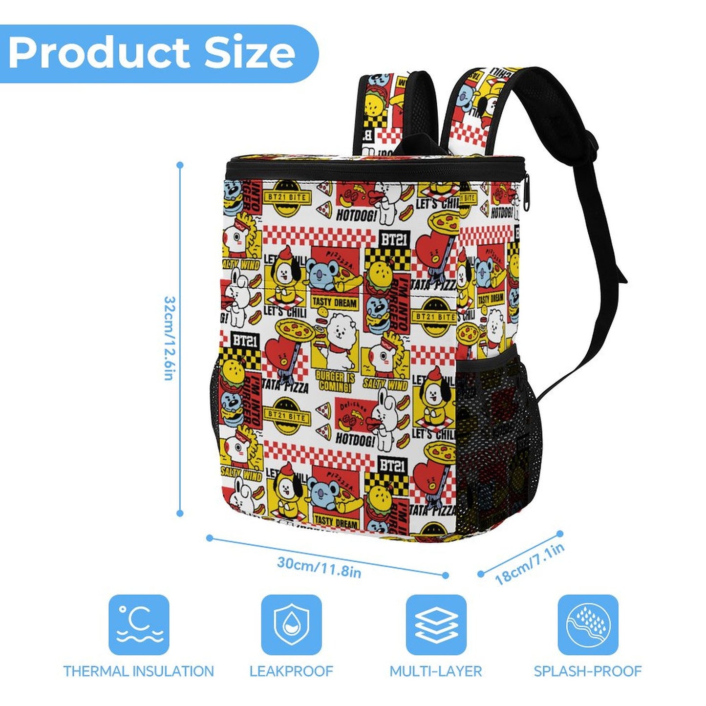 Ice Pack Backpack(All-Over Printing)