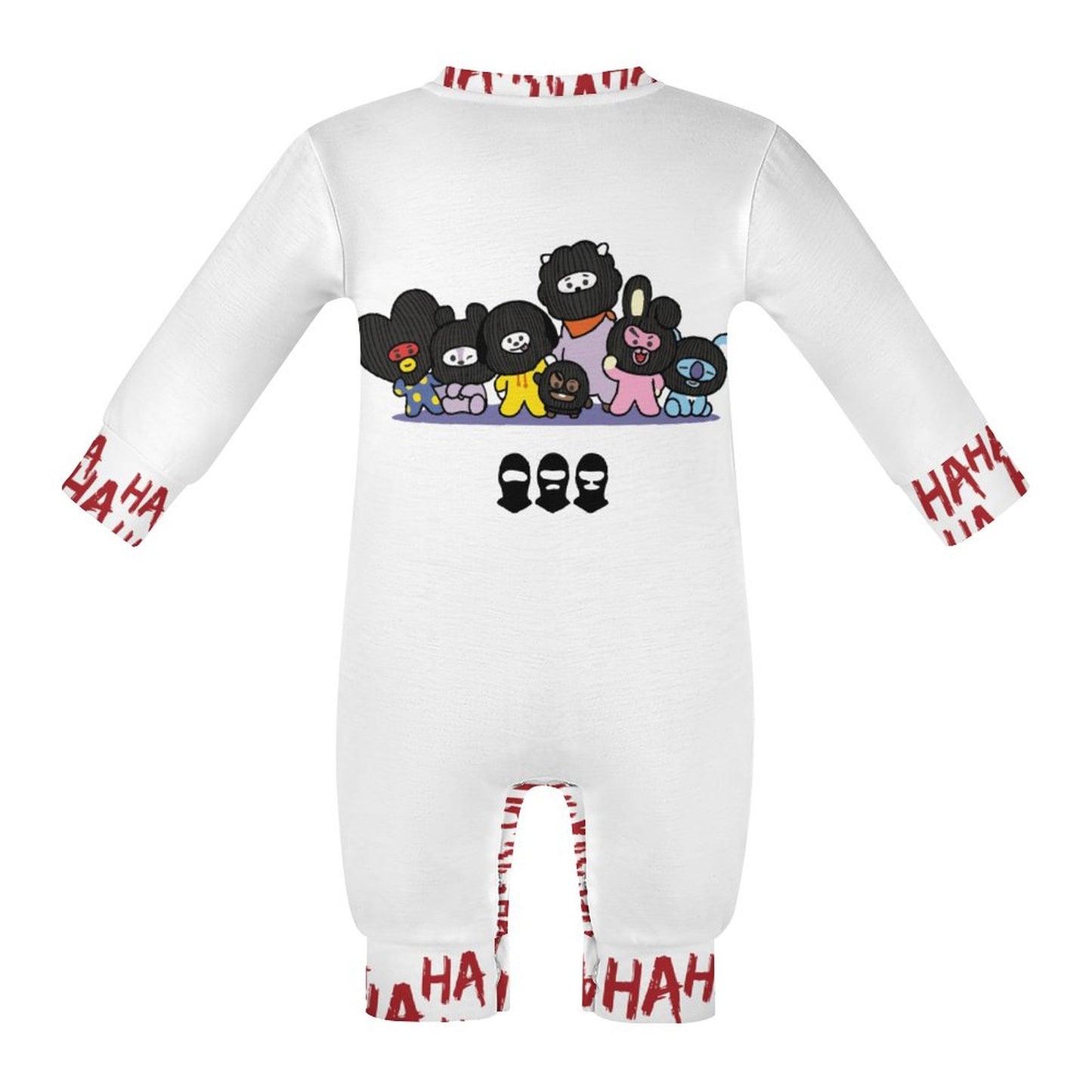 200gsm Long Baby Romper(10 Sites) (All-Over Printing)
