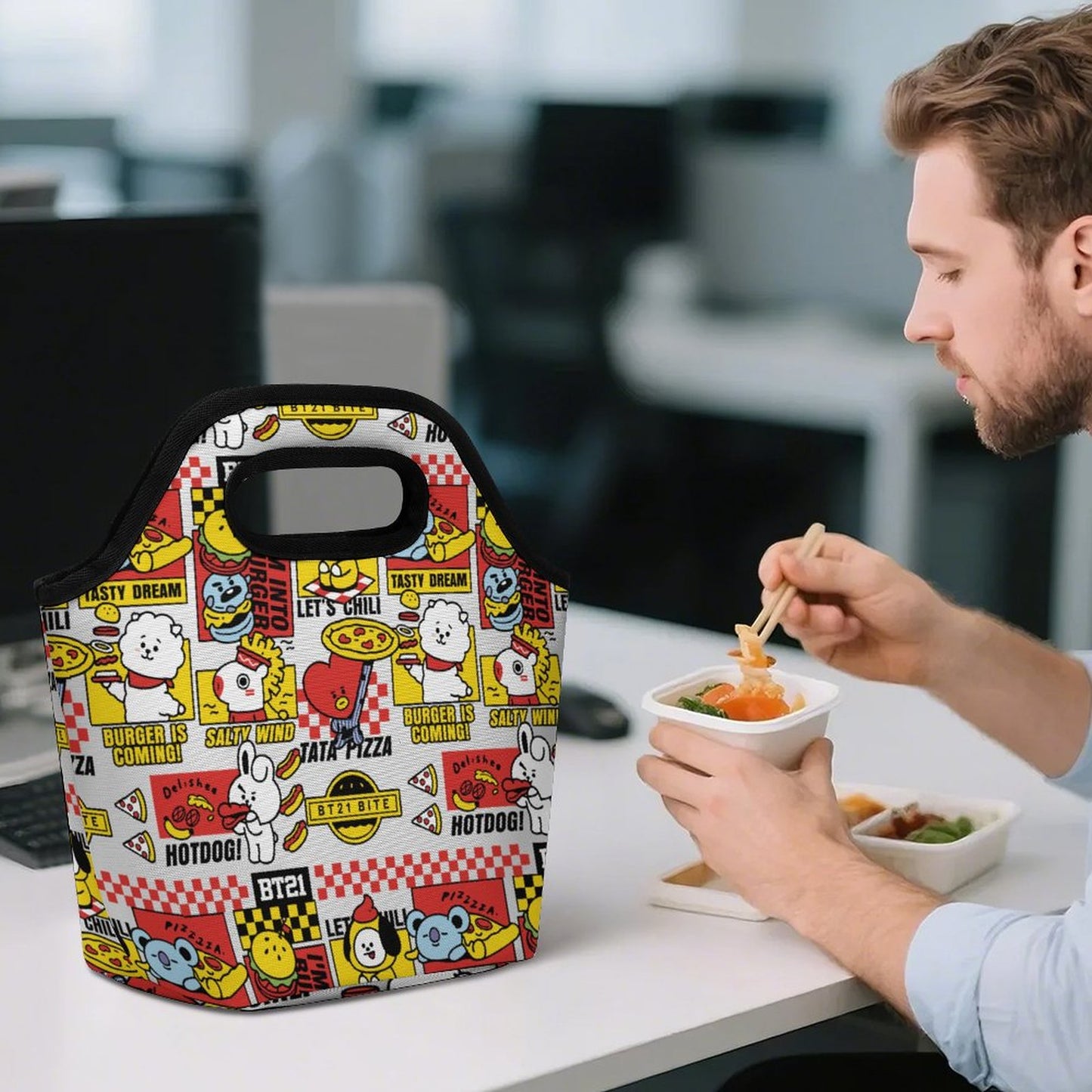Portable Tote Bag for Meals(All-Over Printing)