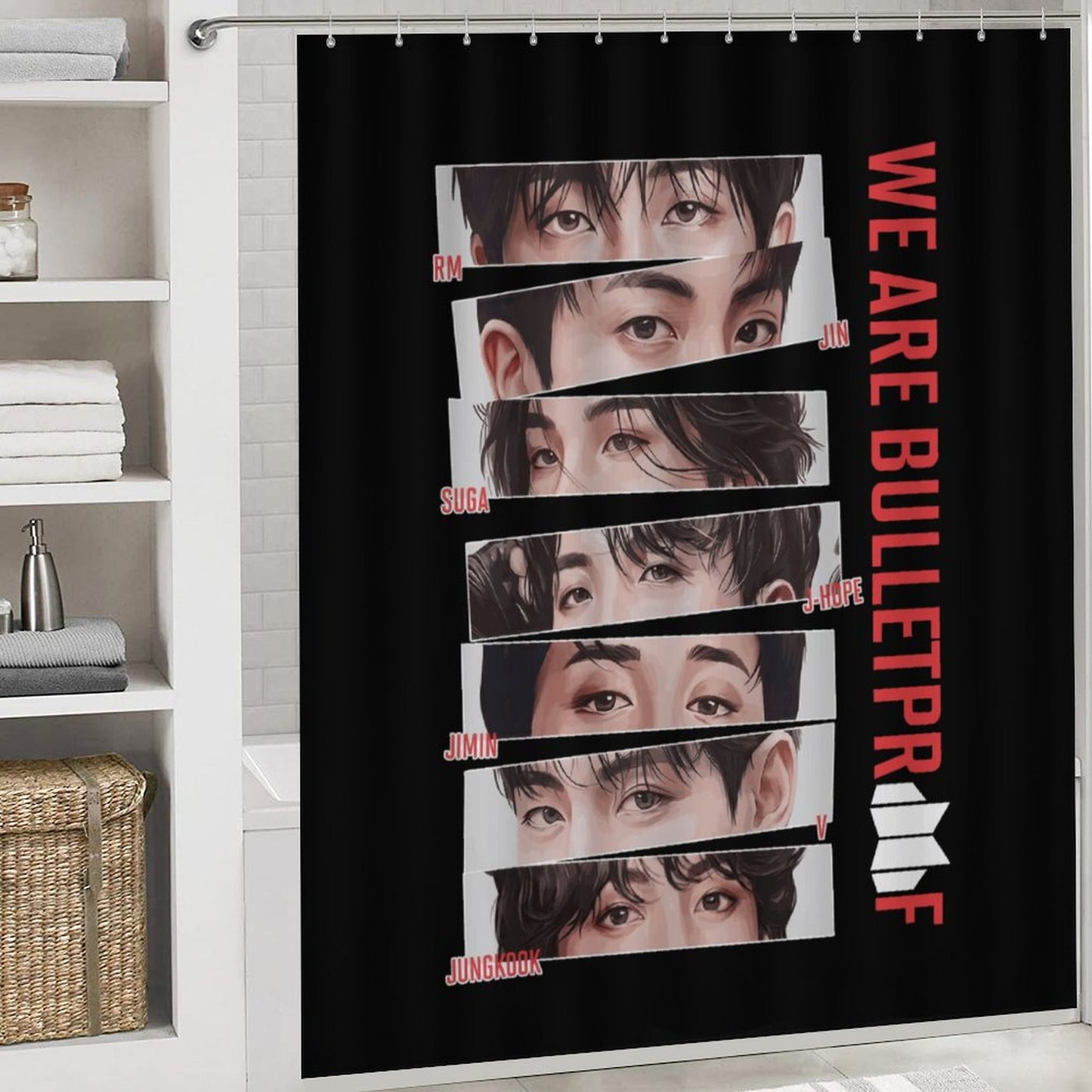 Bathroom 4-Piece Set(One-sided Printing)