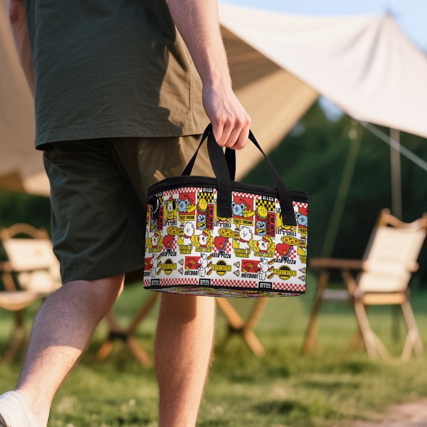 Portable Cooler Bag(All-Over Printing)