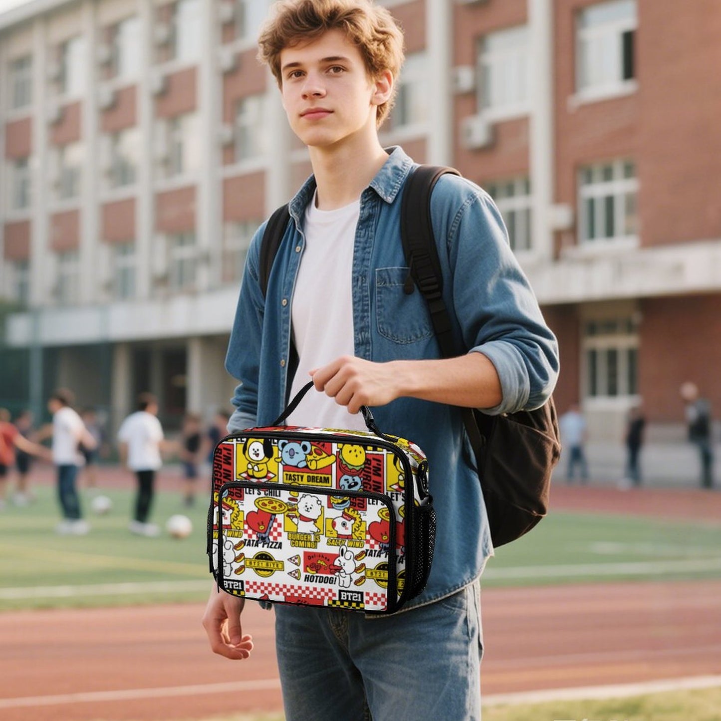 Large Capacity Lunch Bag(All-Over Printing)