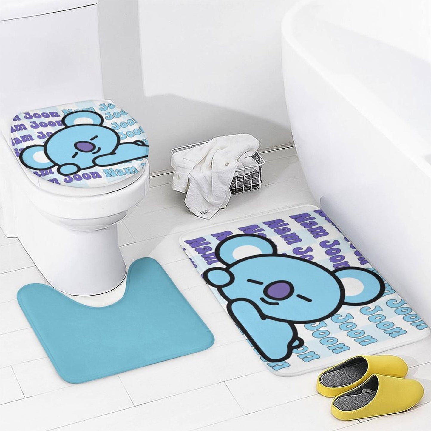 Bathroom 4-Piece Set(One-sided Printing)