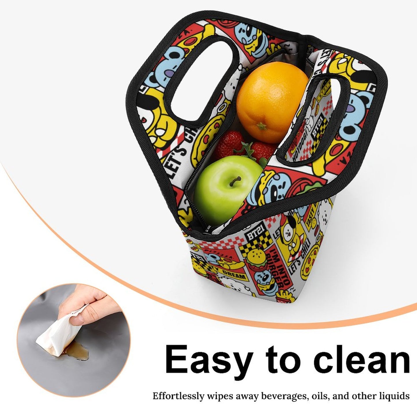 Portable Tote Bag for Meals(All-Over Printing)