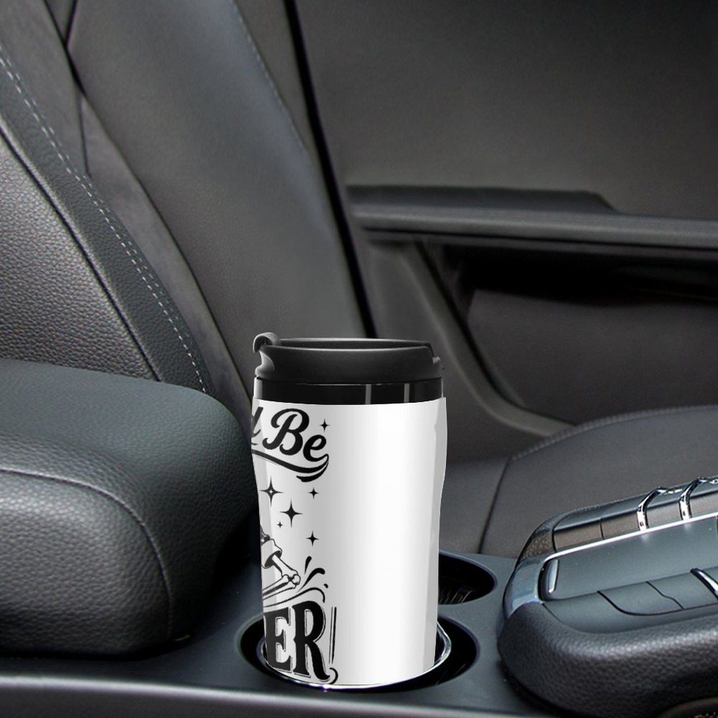 I Could Be Meaner Travel Coffee Mug – Sassy Graphic Insulated Tumbler with Lid