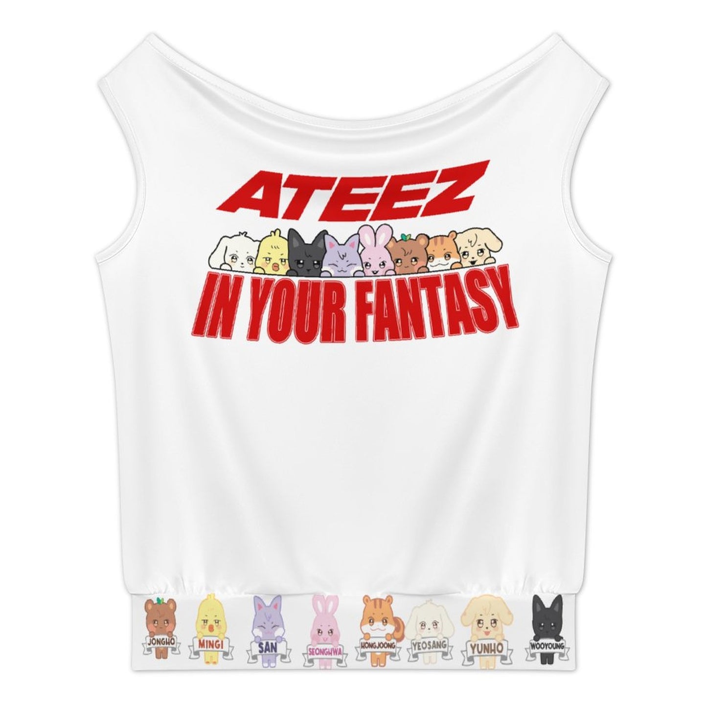 180gsm Single Shoulder One Neck T-Shirt (All-Over Printing)