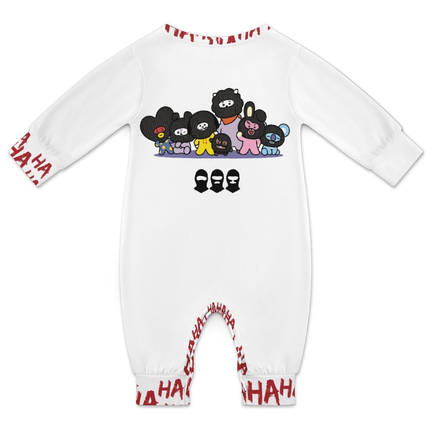 200gsm Long Baby Romper(10 Sites) (All-Over Printing)