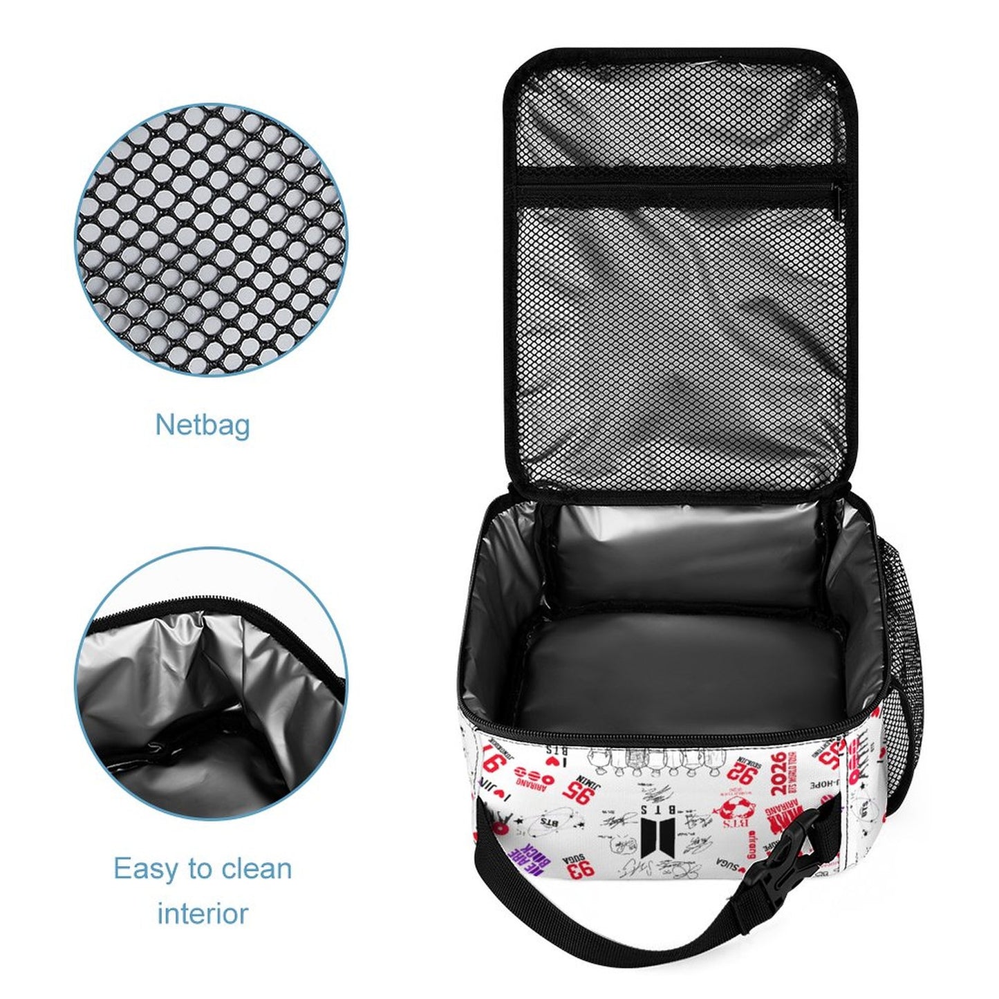 3 Pcs School Backpack Set for Kids (Backpack, Kid's Insulated Lunch Bag & Pencil Case Organizer)