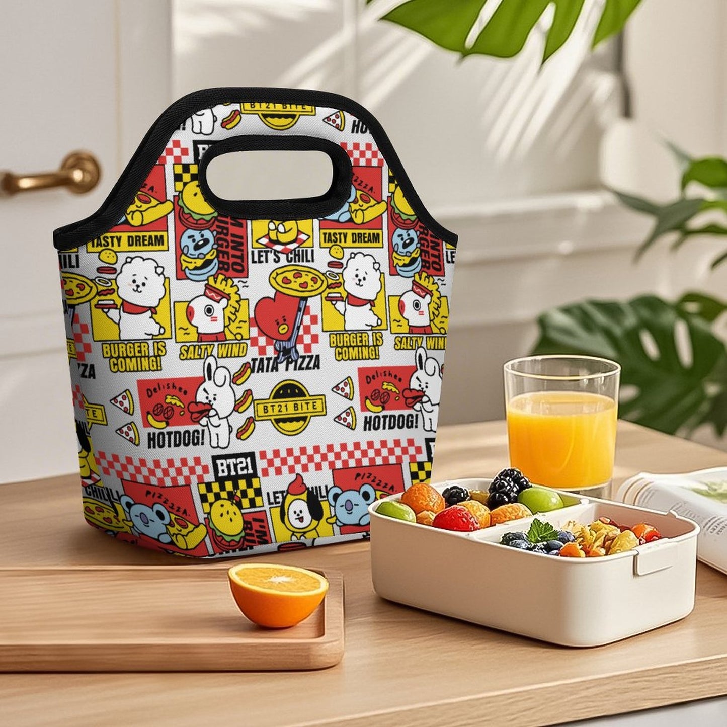 Portable Tote Bag for Meals(All-Over Printing)