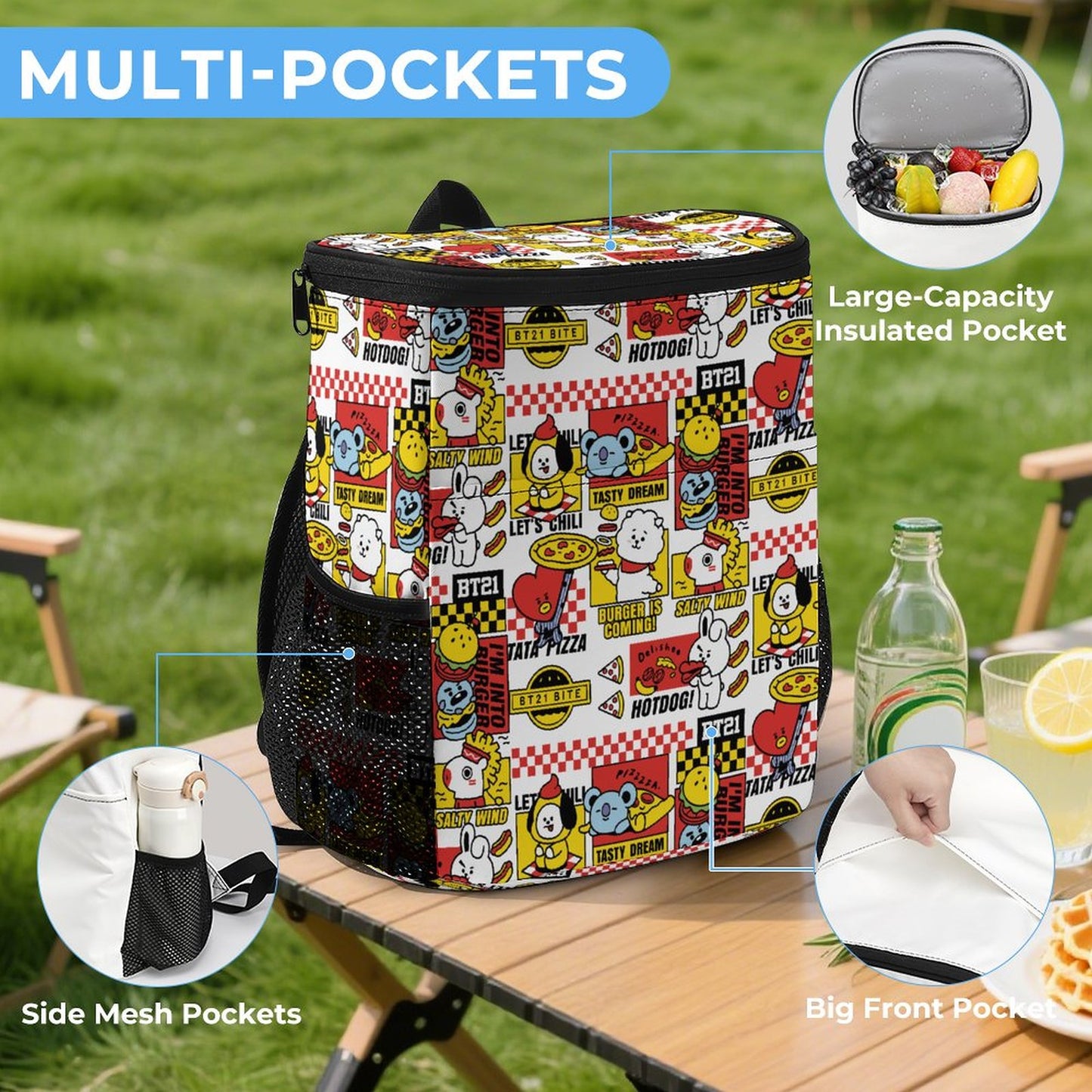 Ice Pack Backpack(All-Over Printing)
