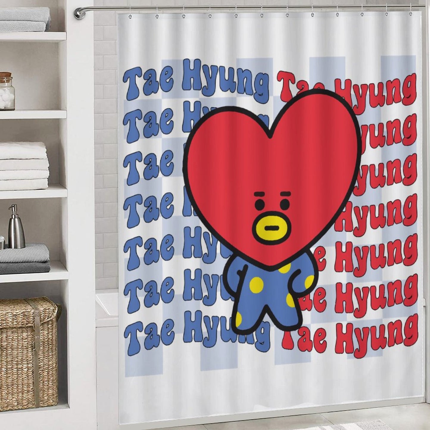 Bathroom 4-Piece Set(One-sided Printing)