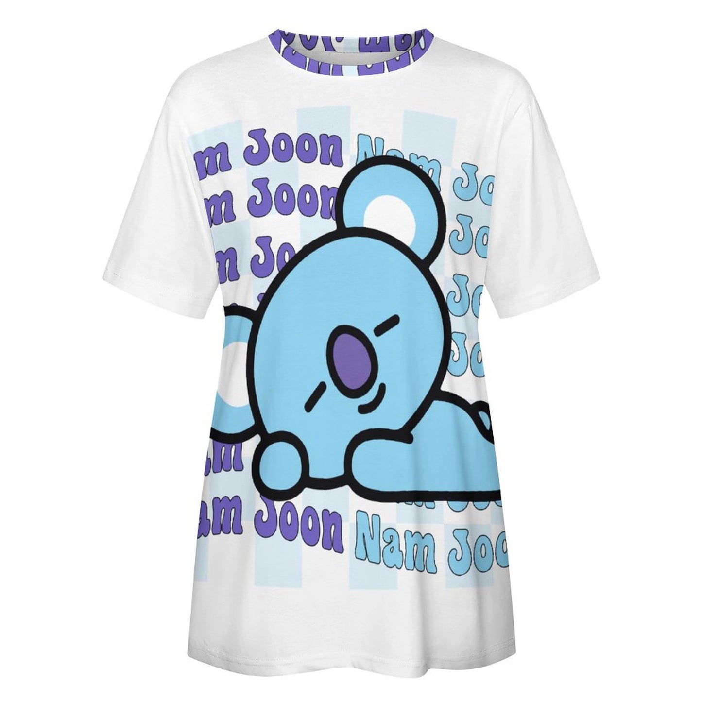 DTG 190gsm Cotton Summer Short Sleeve T-Shirts for Women(All-Over Printing)
