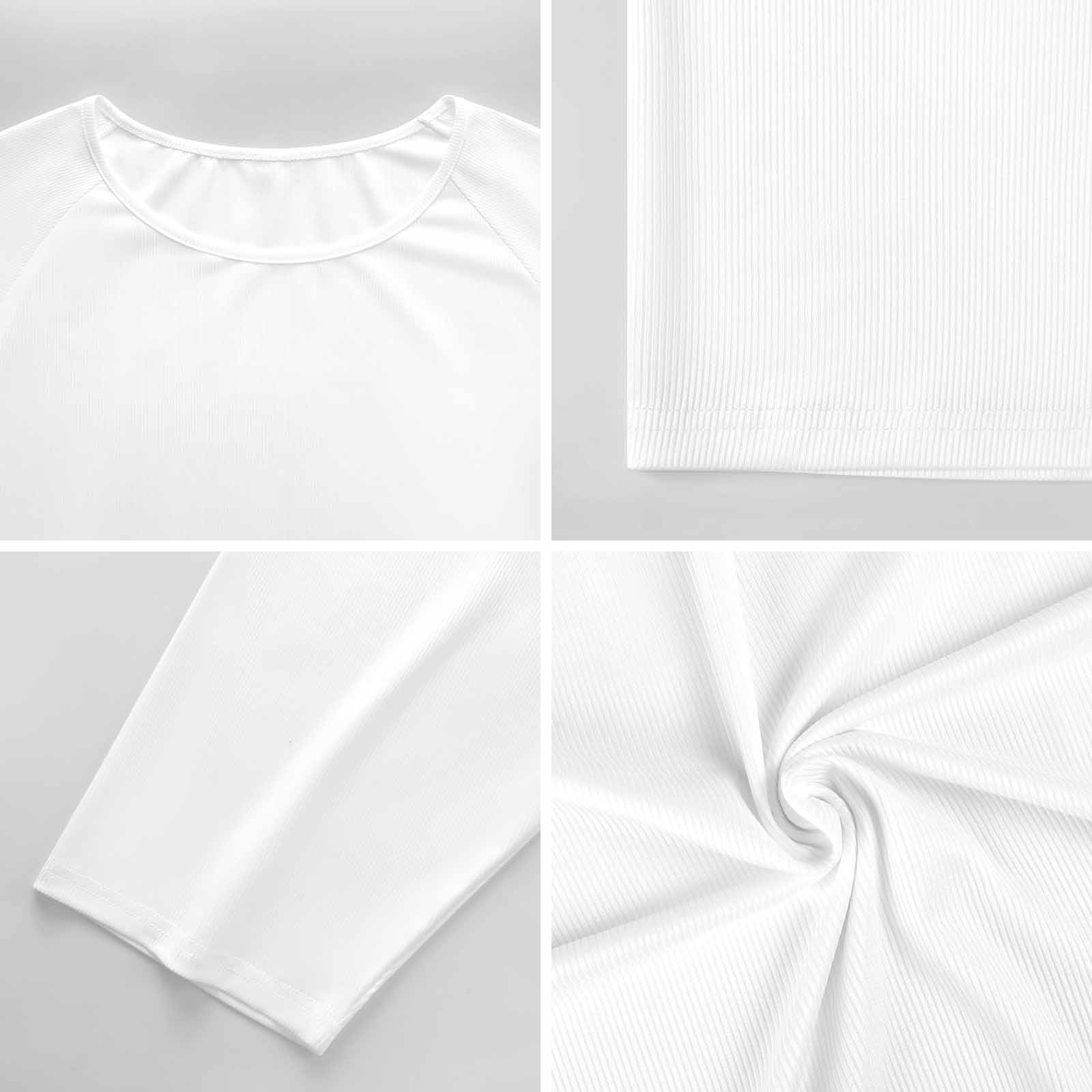 Close-up detail of the premium sublimation printing on the soft-touch polyester fabric,  clean white, breathable material.