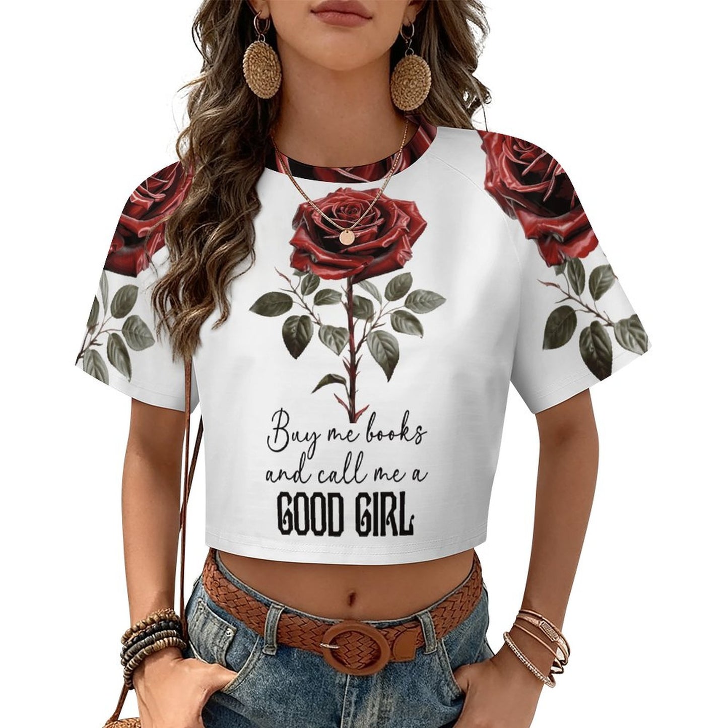 180gsm Cropped T-Shirt(All-Over Printing)