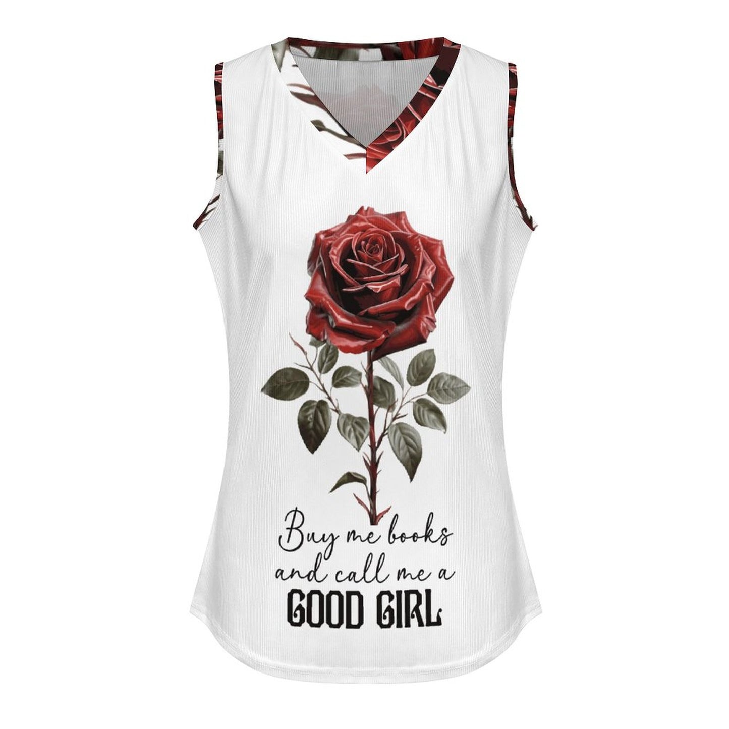 210gsm V Neck Tank Top(All-Over Printing)