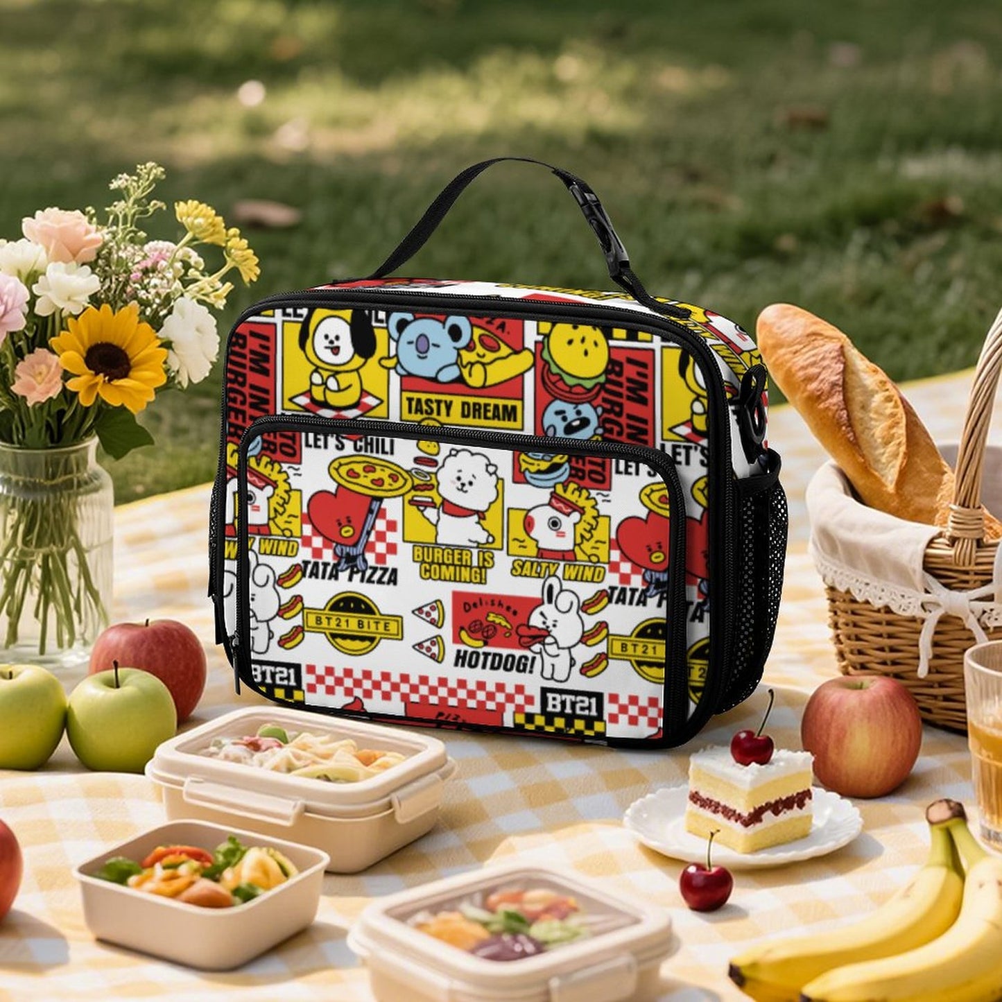 Large Capacity Lunch Bag(All-Over Printing)