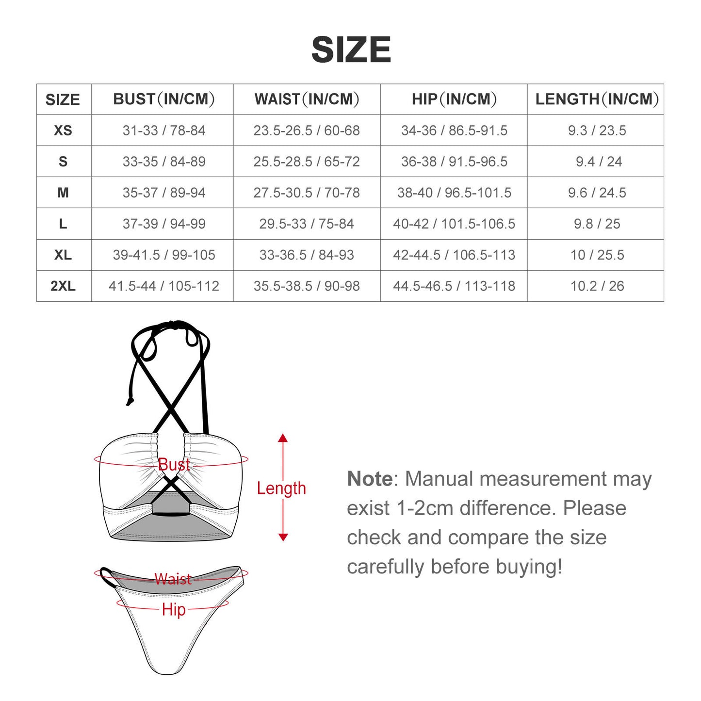 Bikini Swimsuit(All-Over Printing)