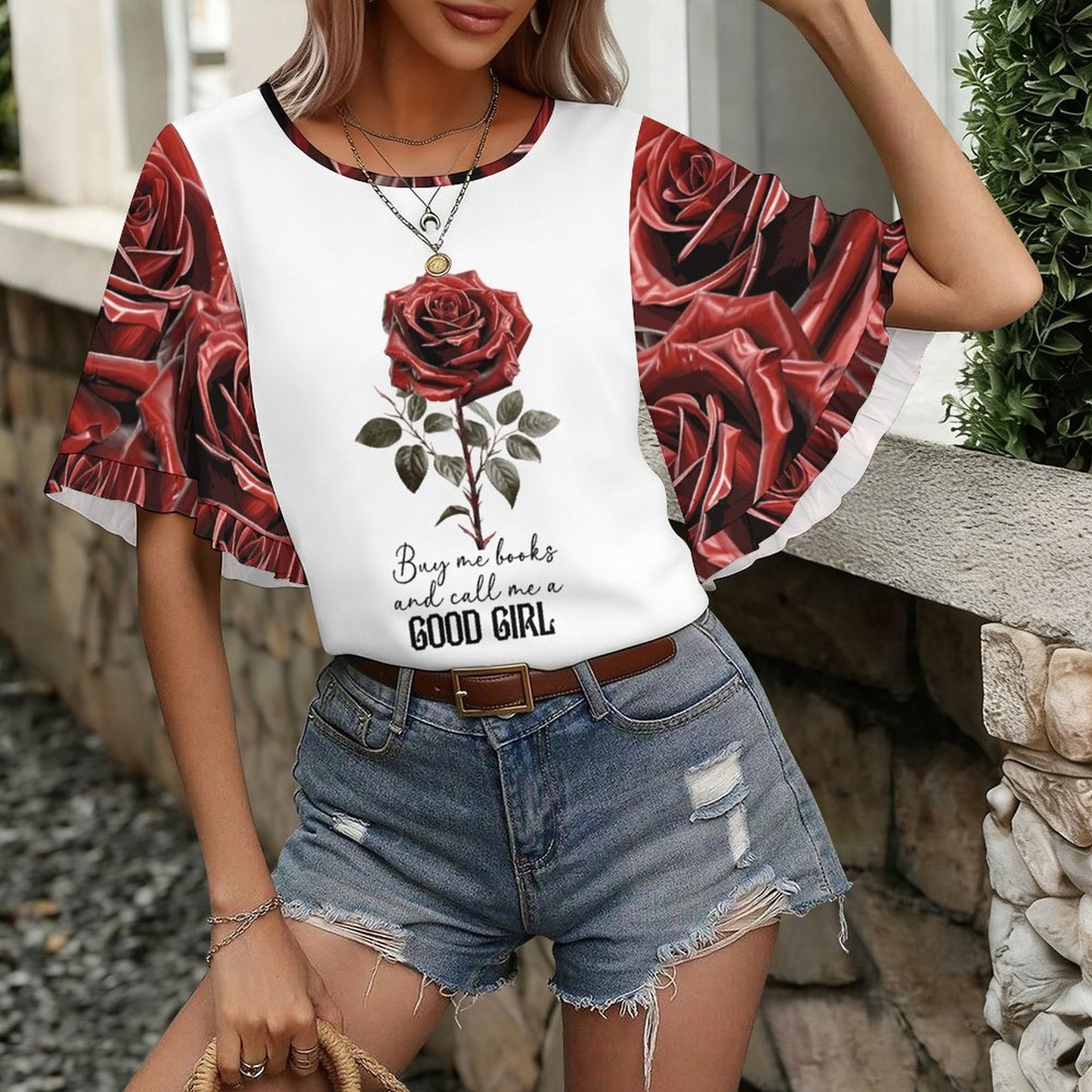 200gsm Flared Sleeve T-shirt(All-Over Printing)