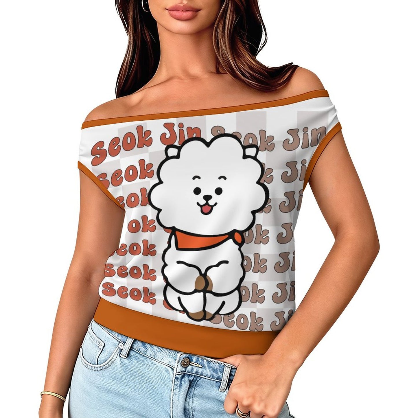 180gsm Single Shoulder One Neck T-Shirt (All-Over Printing)