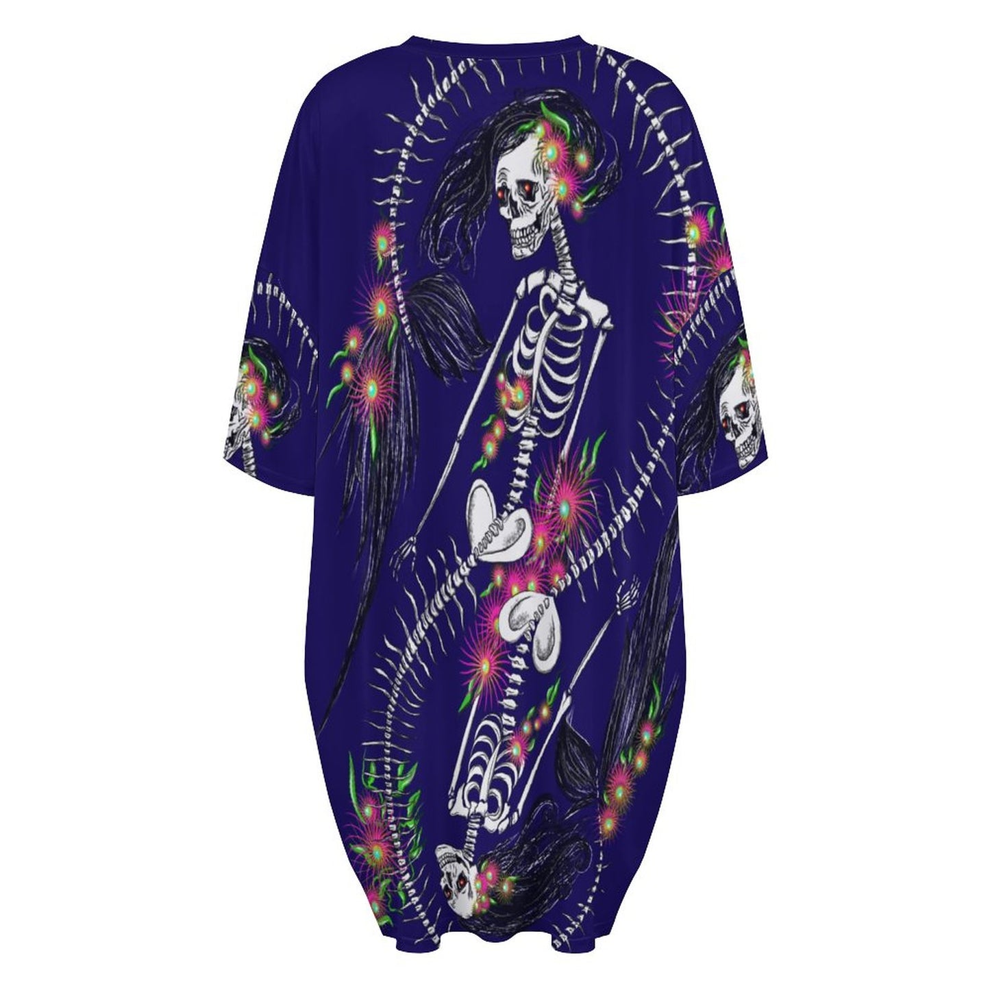 160gsm One Size Ice Silk Nightdress(All-Over Printing)